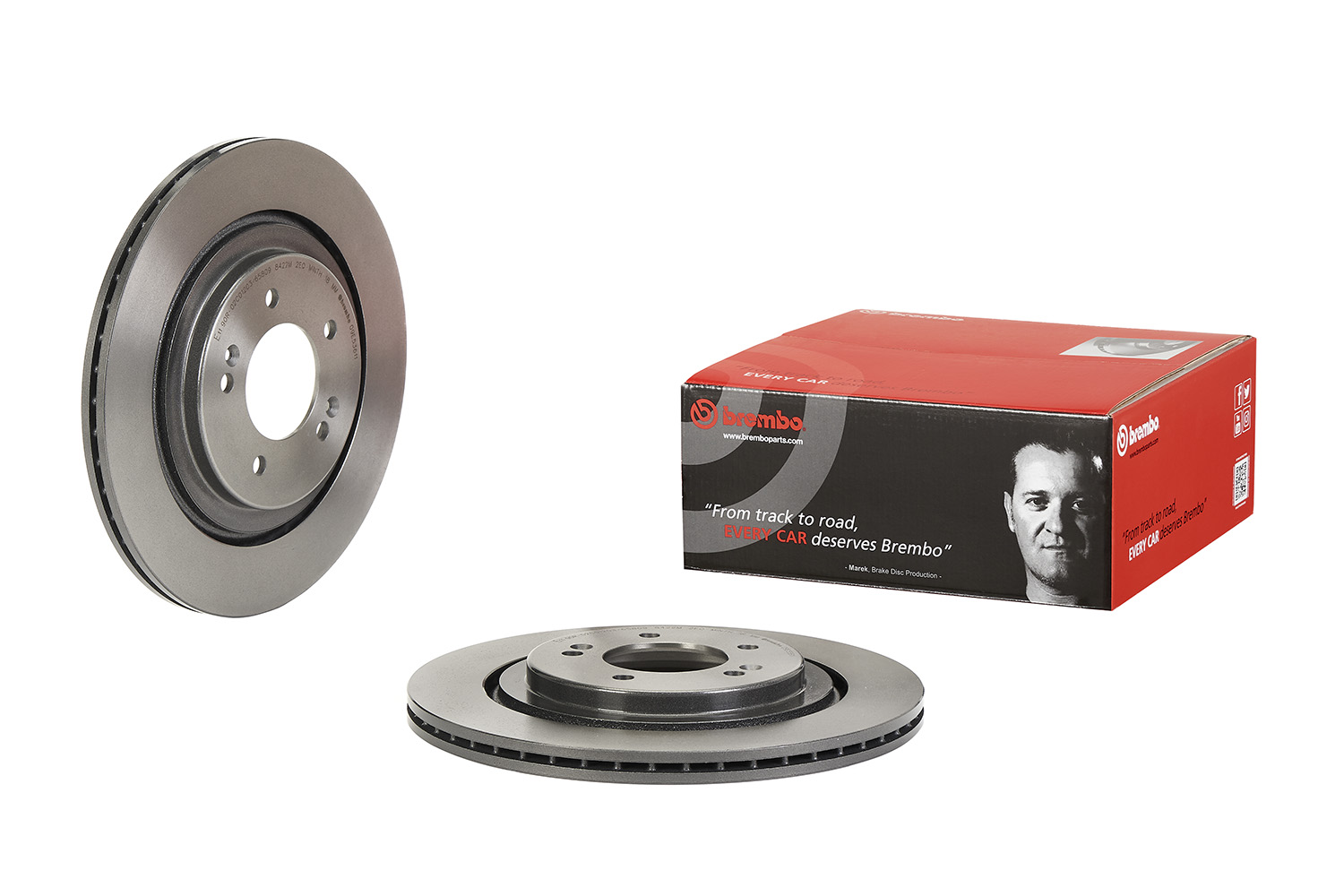 BREMBO Bremseskive 09e53611 314mm 20mm for KIA