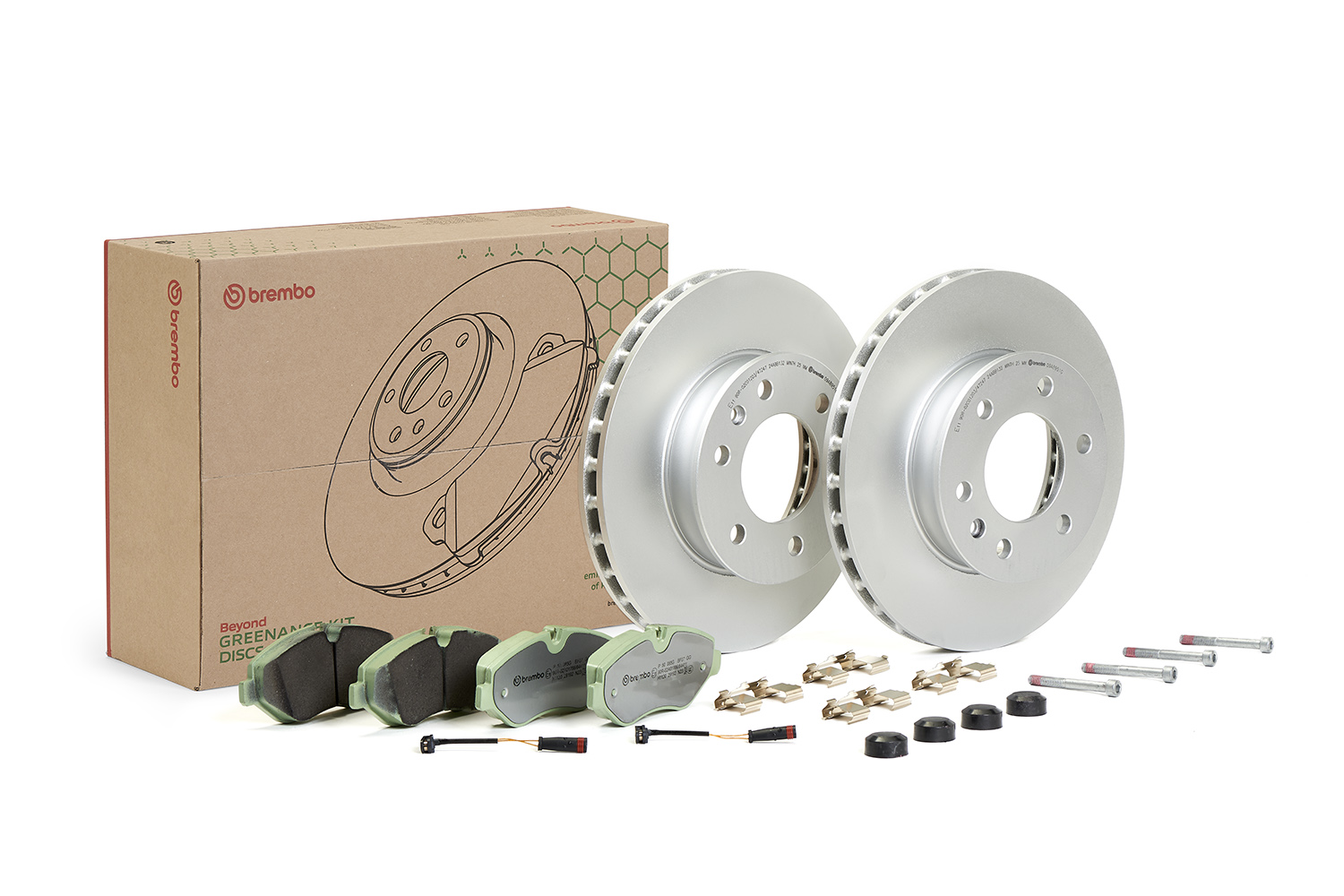 BREMBO Bremsesæt, skivebremser kt10053 300mm 28mm for MERCEDES-BENZ VW