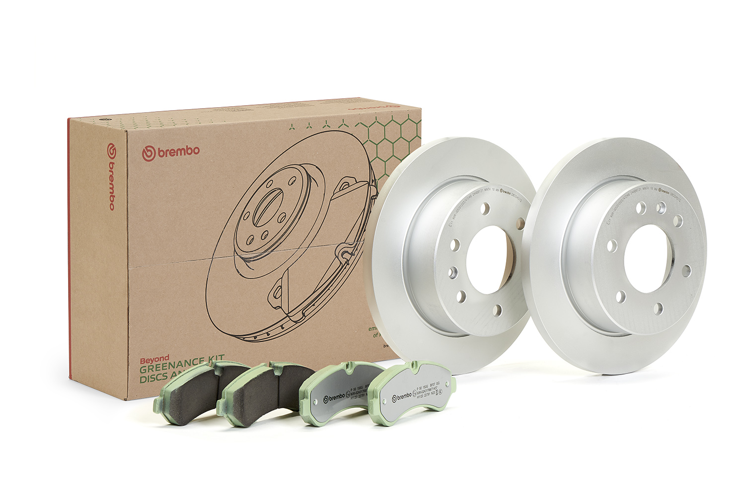 BREMBO Bremsesæt, skivebremser kt10055 298mm 18mm for MERCEDES-BENZ
