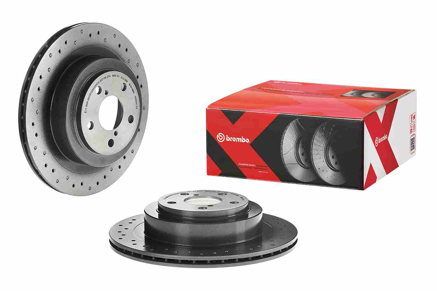 BREMBO Bremseskive 09b0411x 290mm 18mm for SUBARU