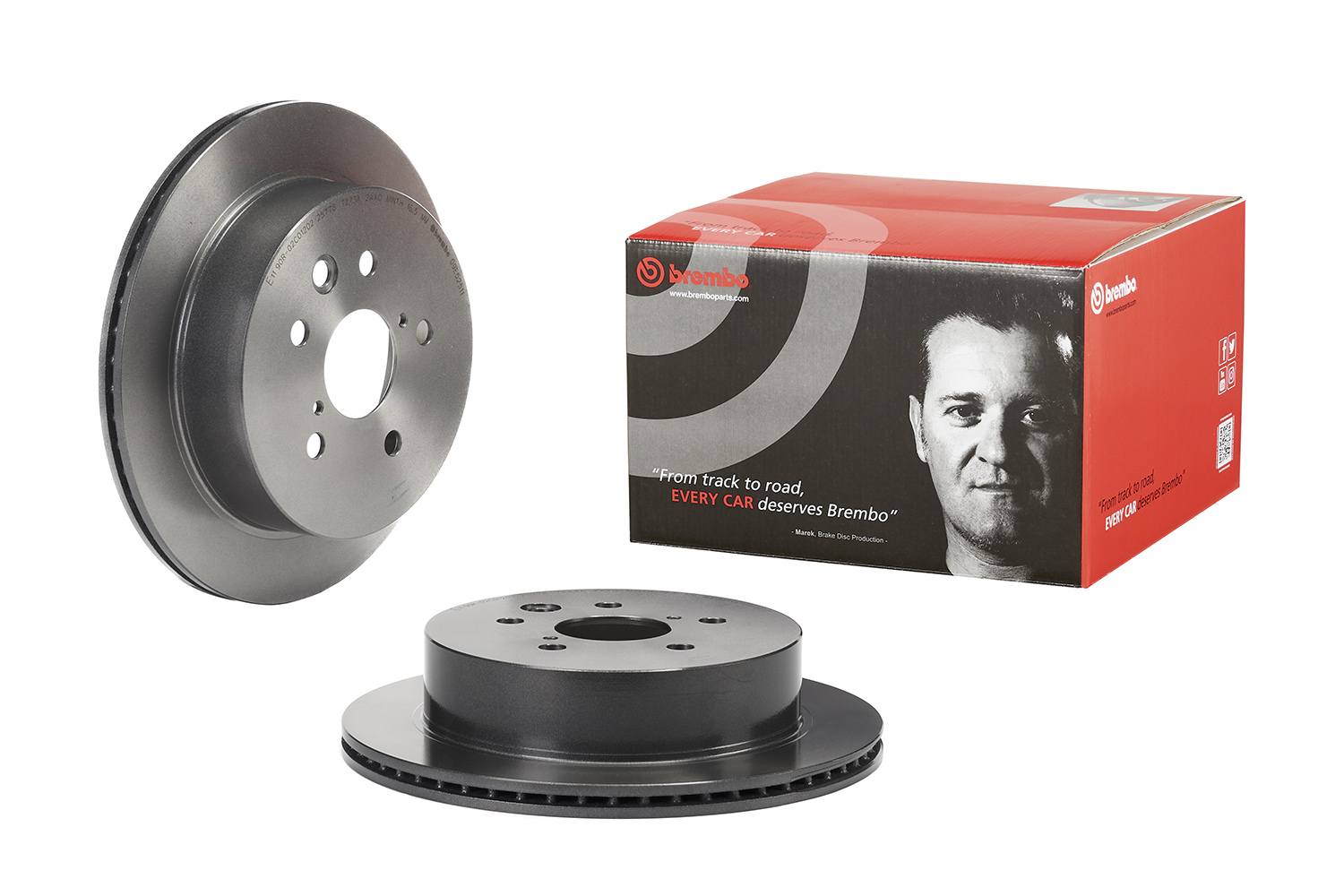 BREMBO Bremseskive 09e52511 290mm 18mm for LEXUS