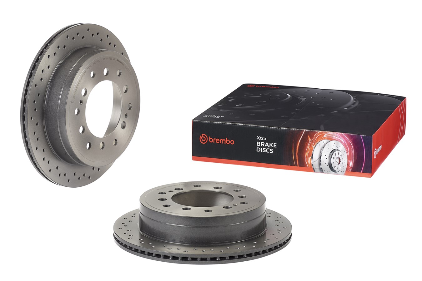 BREMBO Bremseskive 09.A334.2X 312mm 18mm for TOYOTA (FAW) TOYOTA