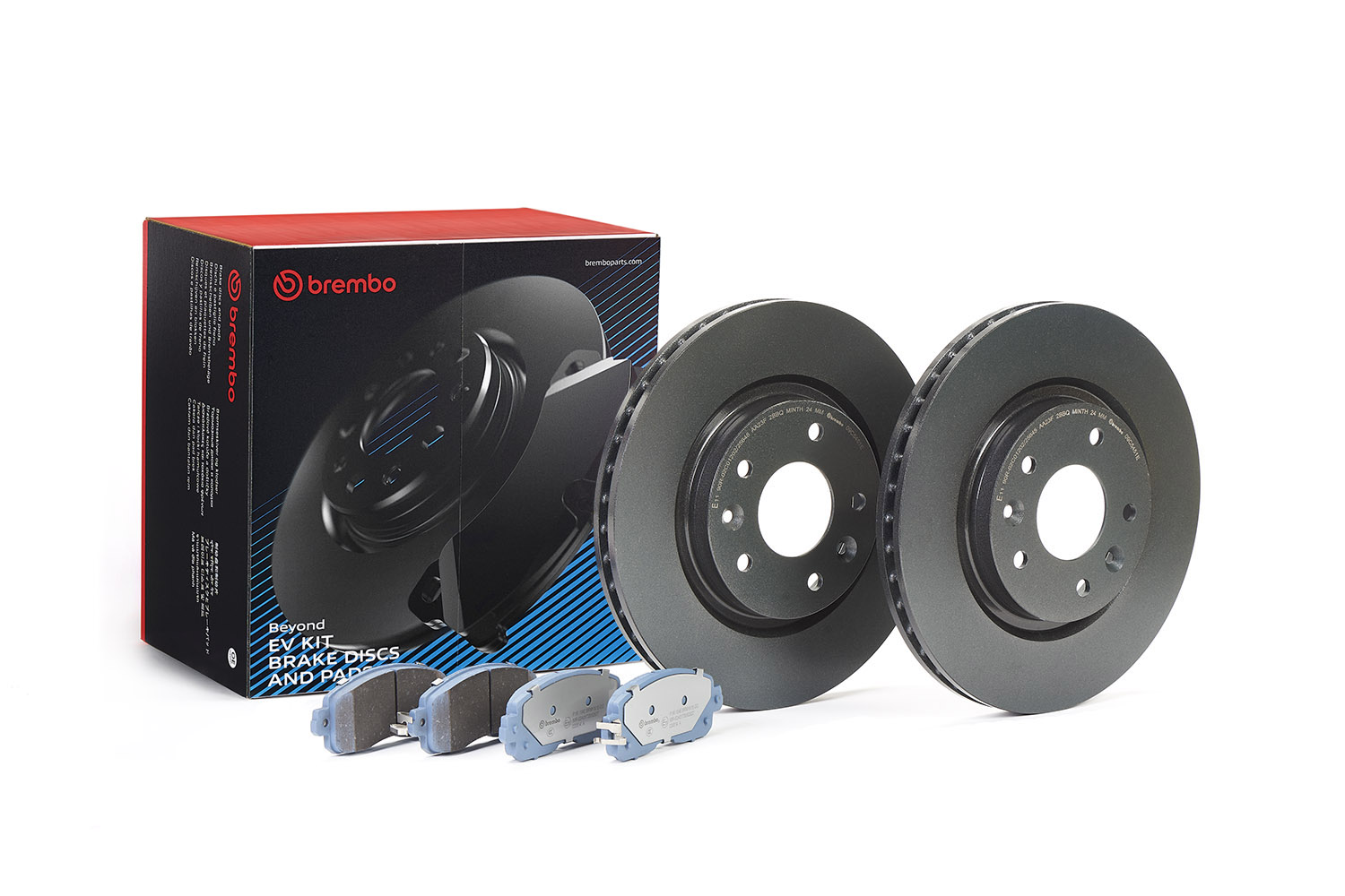 BREMBO Bremsesæt, skivebremser kt08019 296mm 26mm for NISSAN