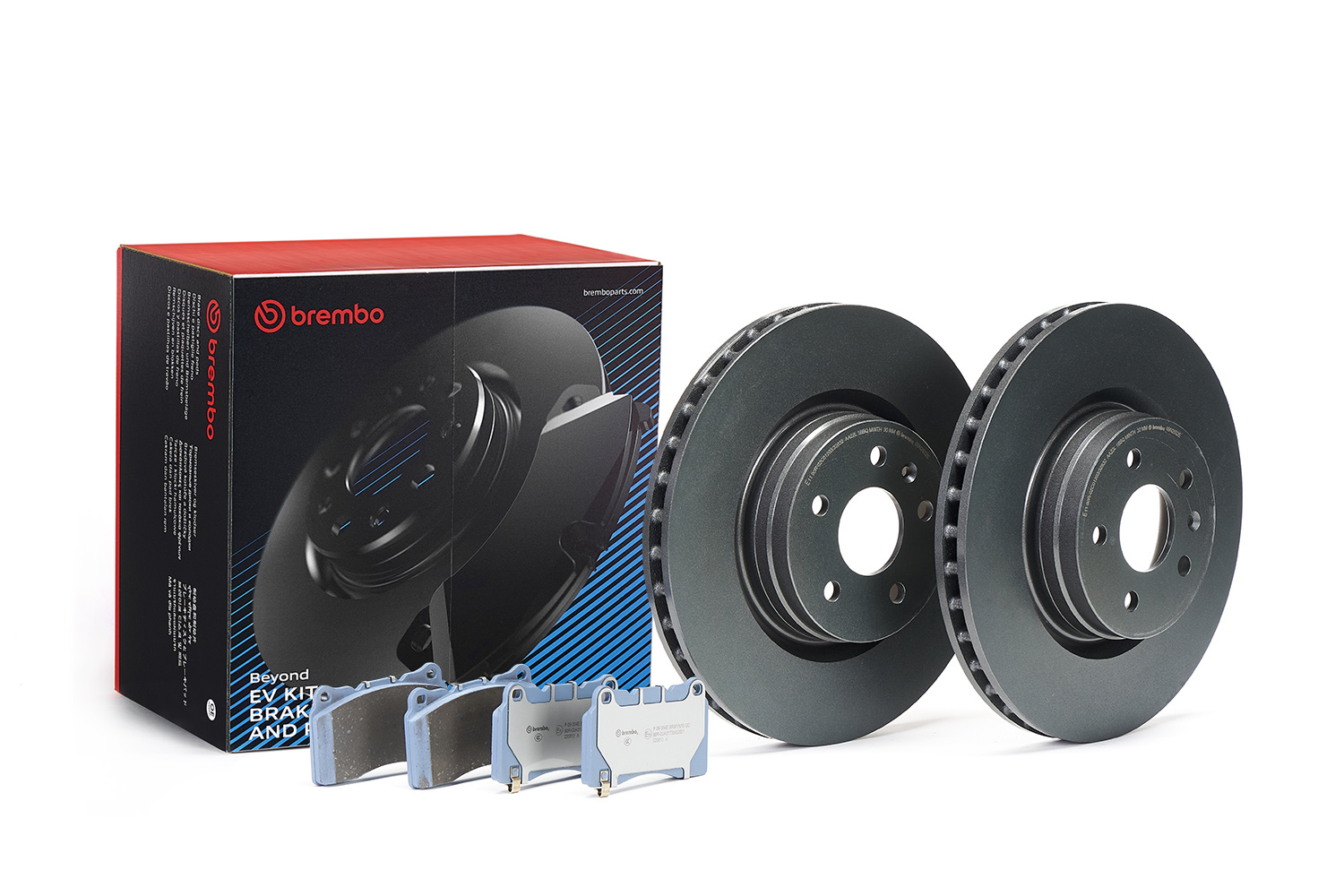 BREMBO Bremsesæt, skivebremser kt08021 355mm 32mm for TESLA