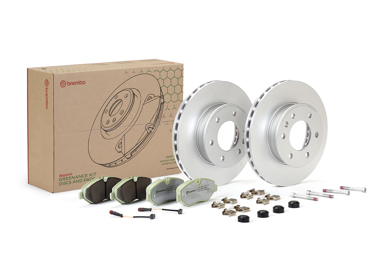 BREMBO Bremsesæt, skivebremser kt10026 300mm 28mm for MERCEDES-BENZ VW