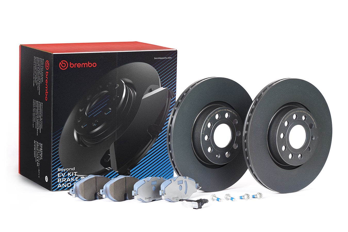 BREMBO Bremsesæt, skivebremser kt08054 312mm 25mm for VW AUDI (FAW)