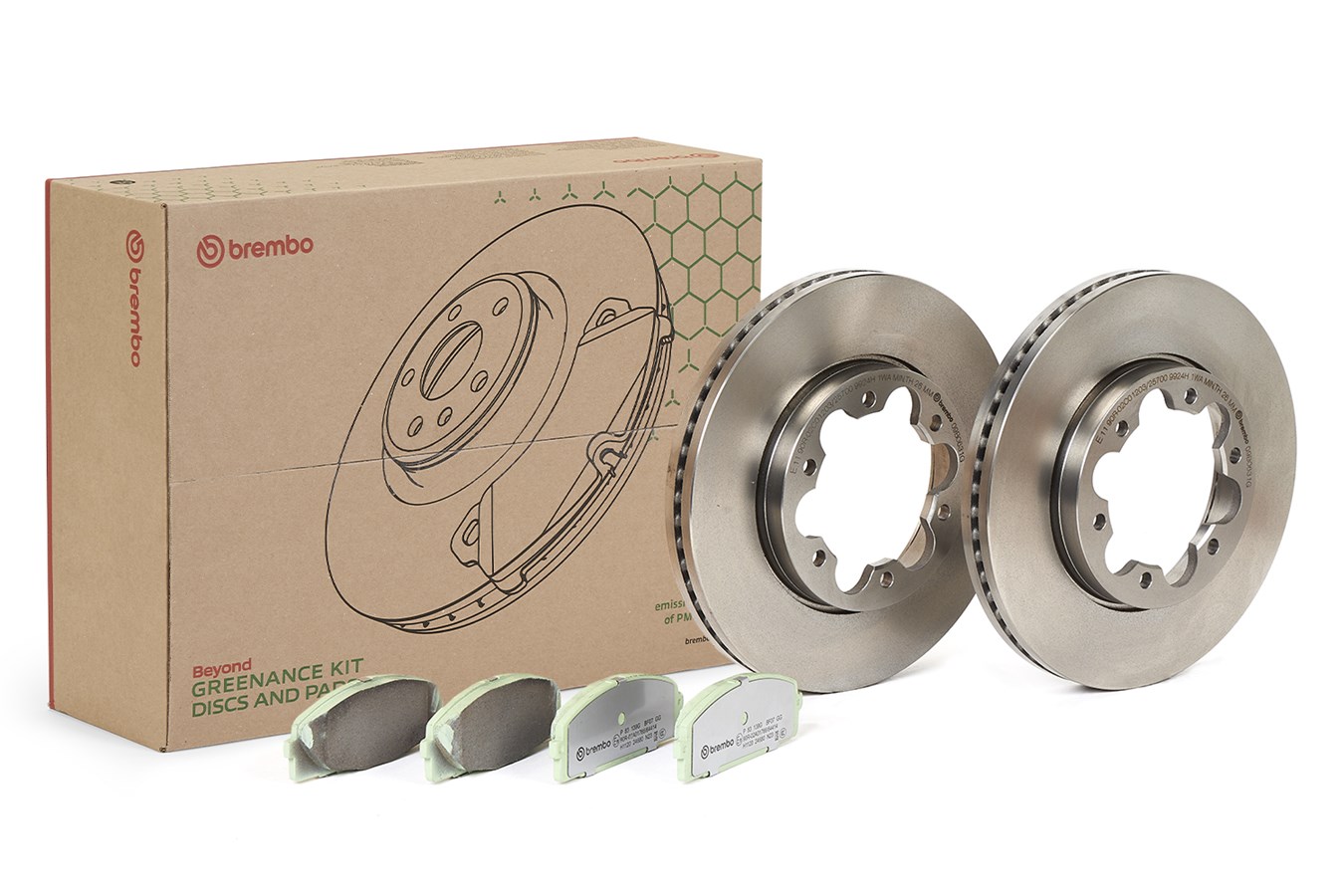 BREMBO Bremsesæt, skivebremser kt10039 285mm 28mm for TOYOTA