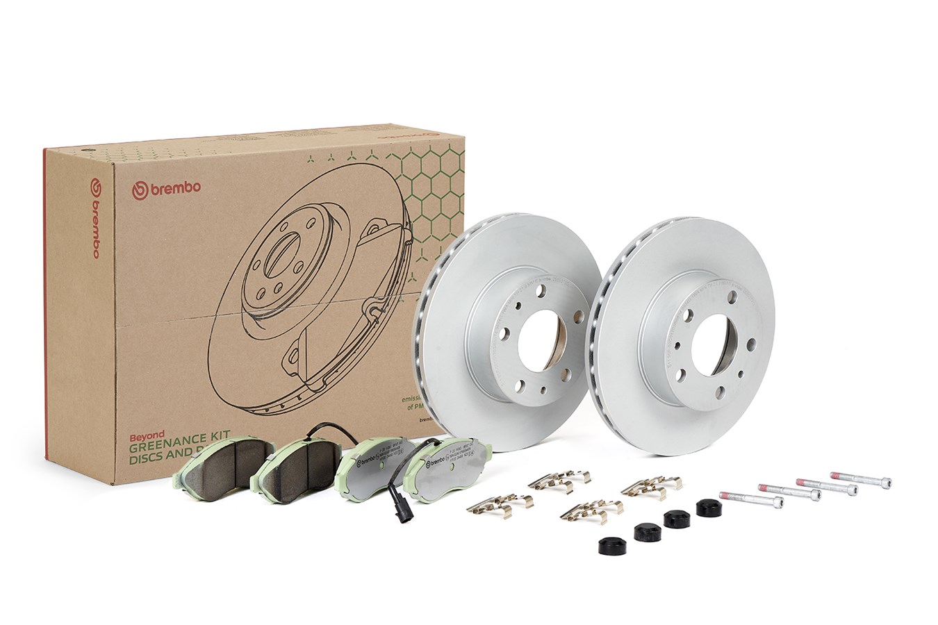 BREMBO Bremsesæt, skivebremser kt10001 280mm 24mm for PEUGEOT CITROËN FIAT OPEL