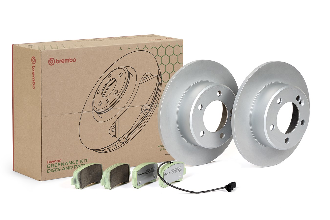 BREMBO Bremsesæt, skivebremser kt10037 305mm 12mm for OPEL VAUXHALL NISSAN RENAULT