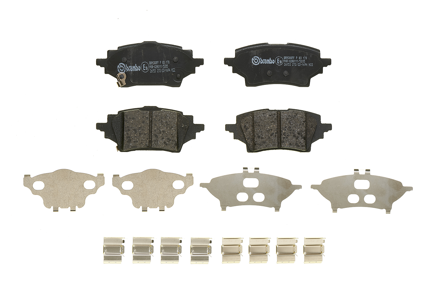 BREMBO Bremseklodser p83178 for MAZDA SUZUKI TOYOTA