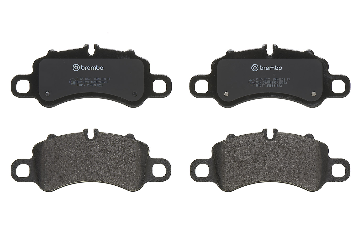 BREMBO Bremseklodser p65052 for PORSCHE
