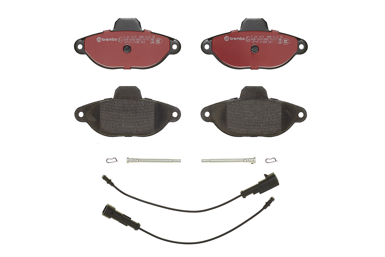 BREMBO Bremseklodser p24147x for FORD FIAT