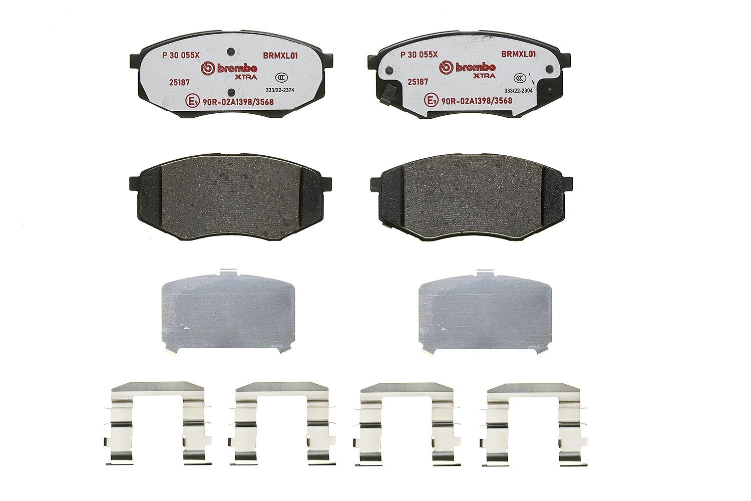 BREMBO Bremseklodser p30055x for HYUNDAI KIA HYUNDAI (BEIJING) KIA (DYK)