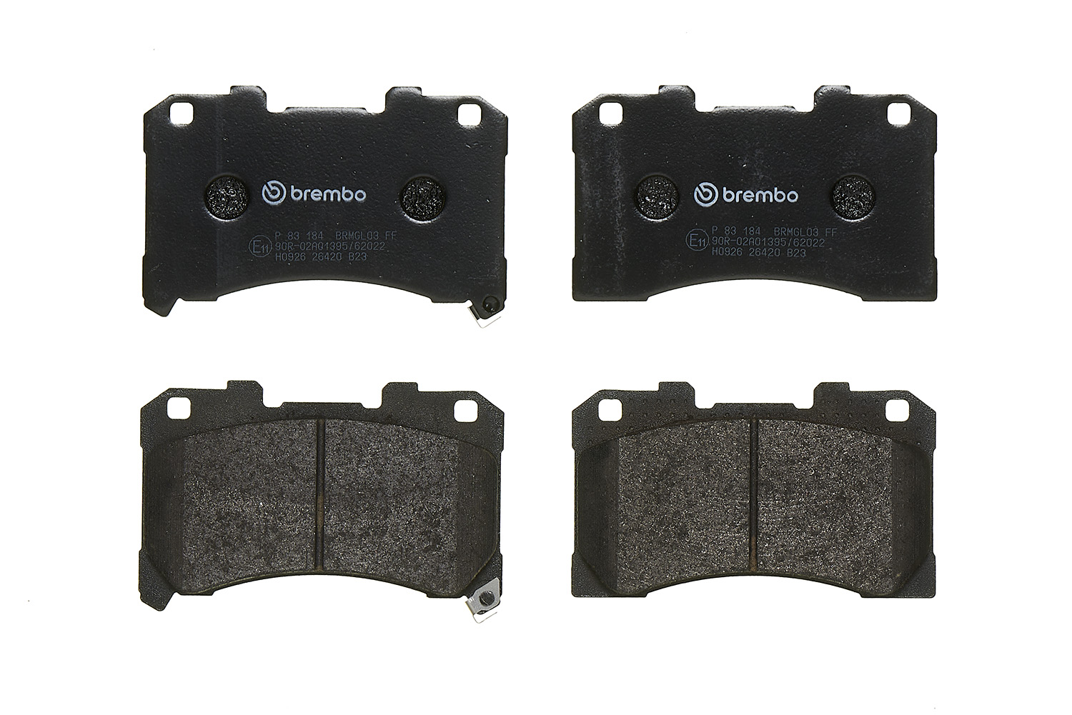 BREMBO Bremseklodser p83184 for TOYOTA