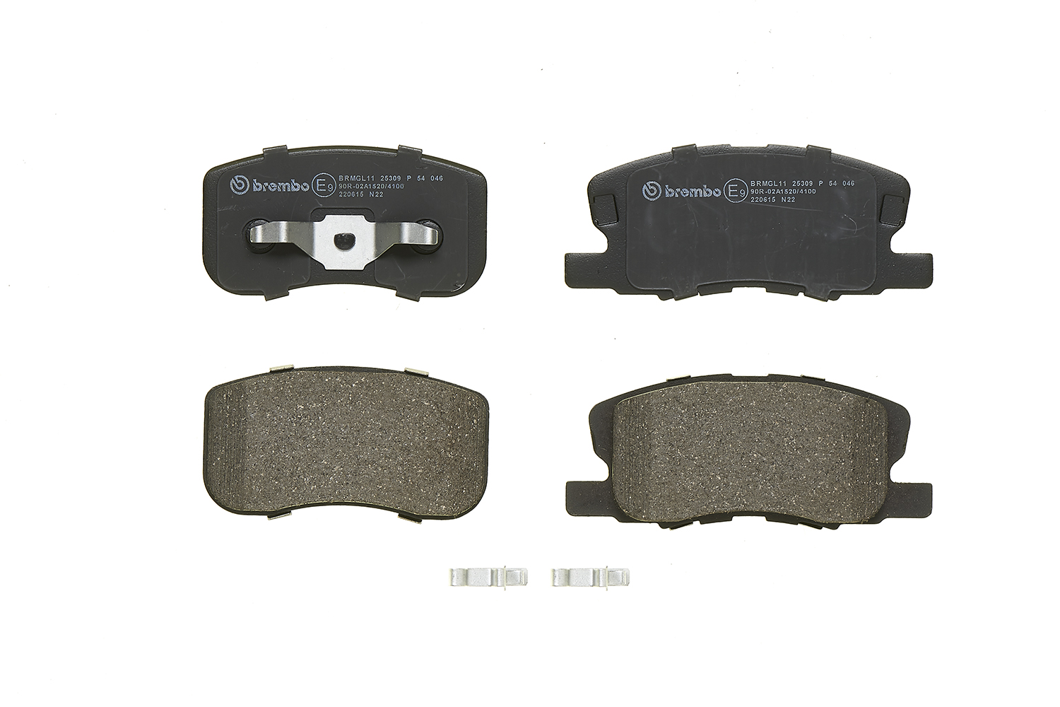 BREMBO Bremseklodser p54046 for MITSUBISHI