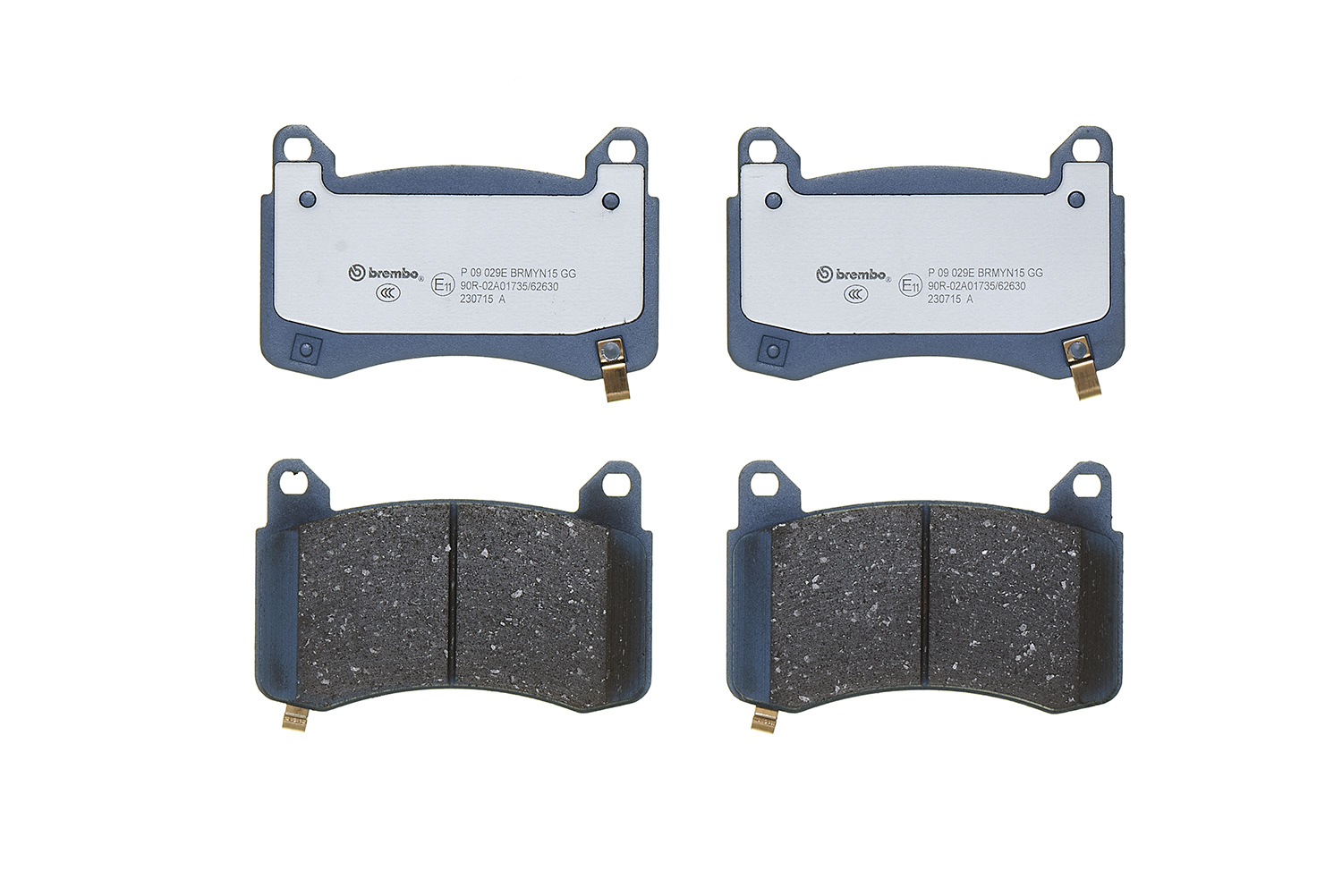 BREMBO Bremseklodser p09029e for TESLA