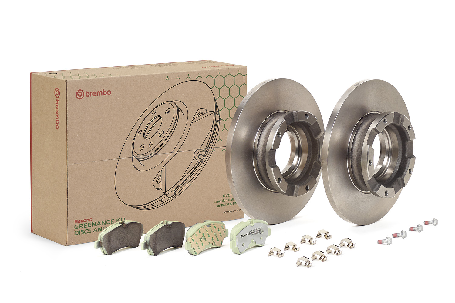 BREMBO Bremsesæt, skivebremser kt10017 308mm 16mm for FORD