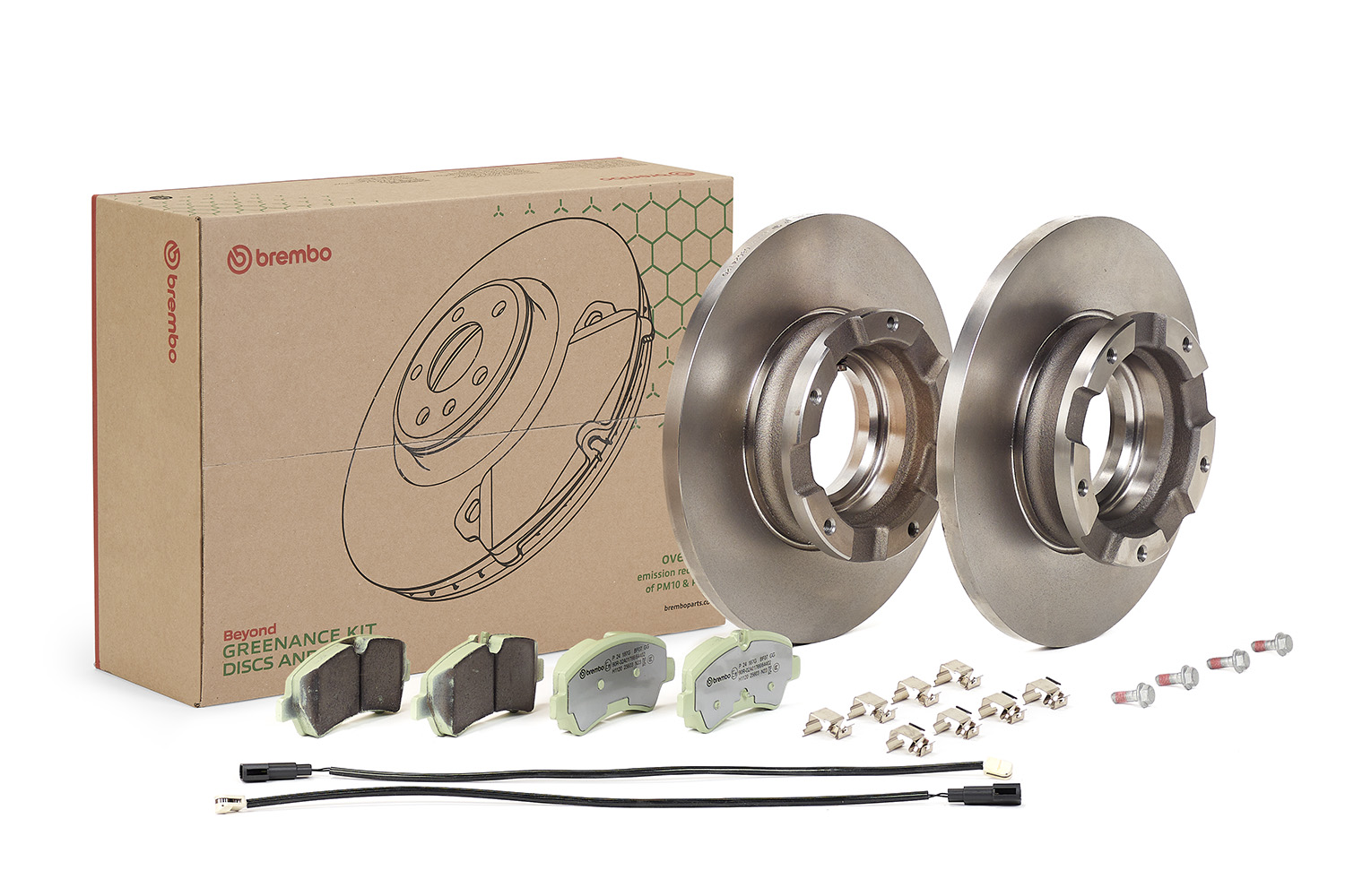 BREMBO Bremsesæt, skivebremser kt10018 308mm 16mm for FORD