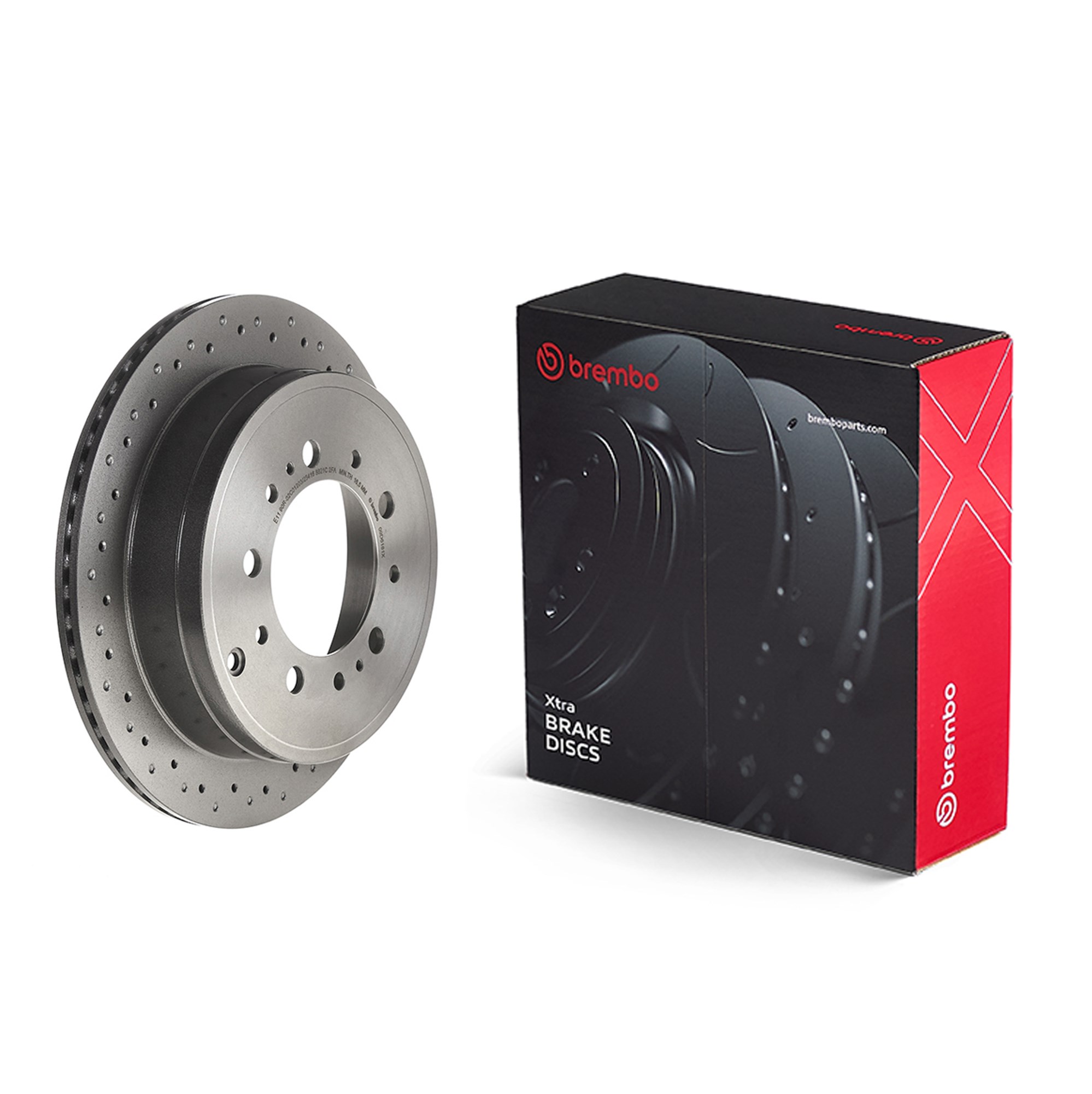 BREMBO Bremseskive 09d6181x 345mm 18mm for TOYOTA (FAW) TOYOTA