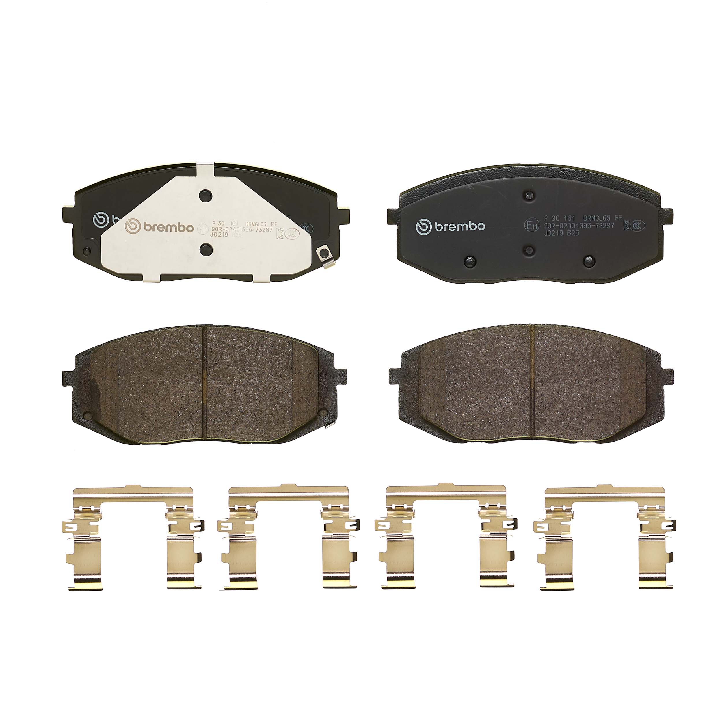 BREMBO Bremseklodser p30161 for HYUNDAI