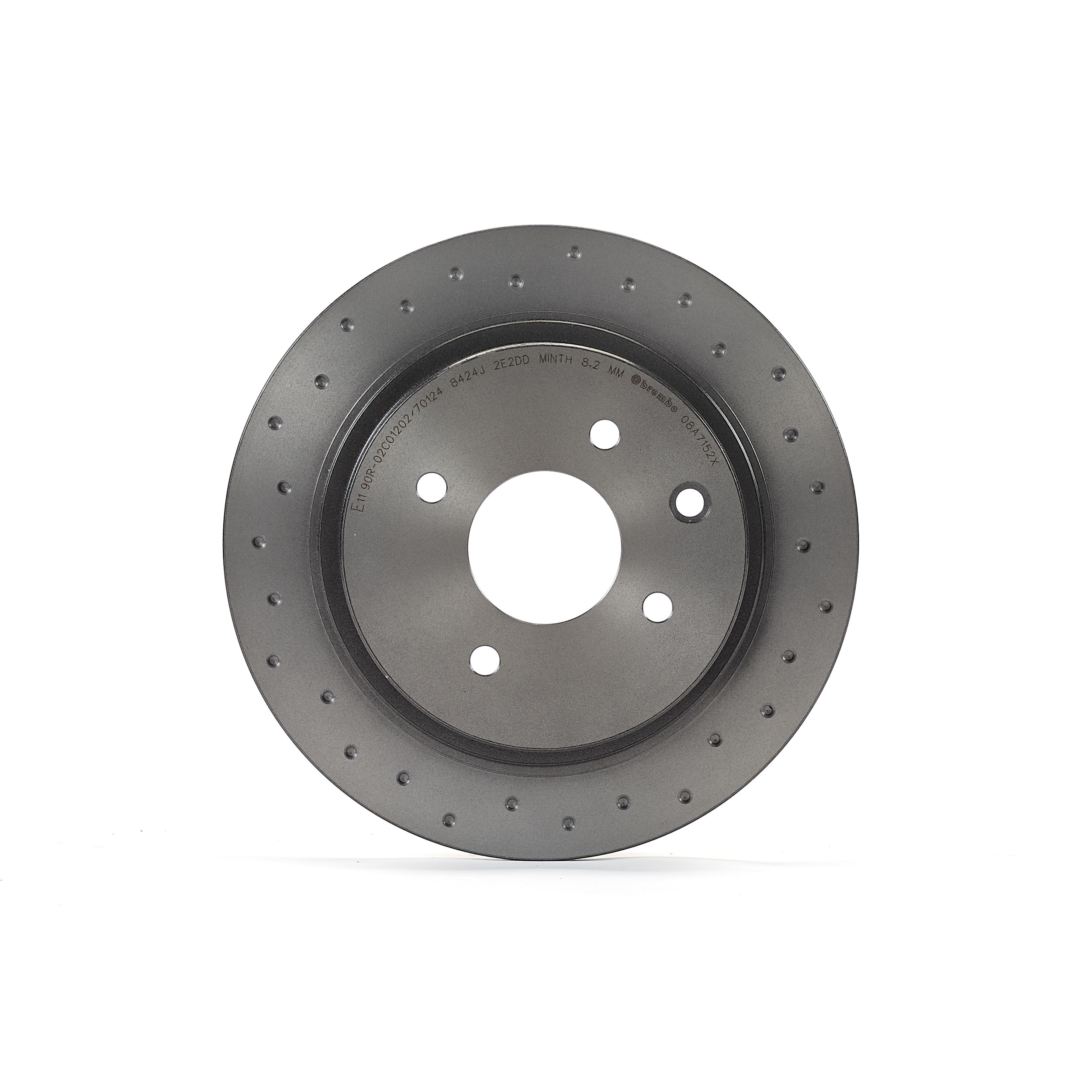 BREMBO Bremseskive 08.A715.2X perforeret 292mm 9mm for NISSAN NISSAN (DFAC)