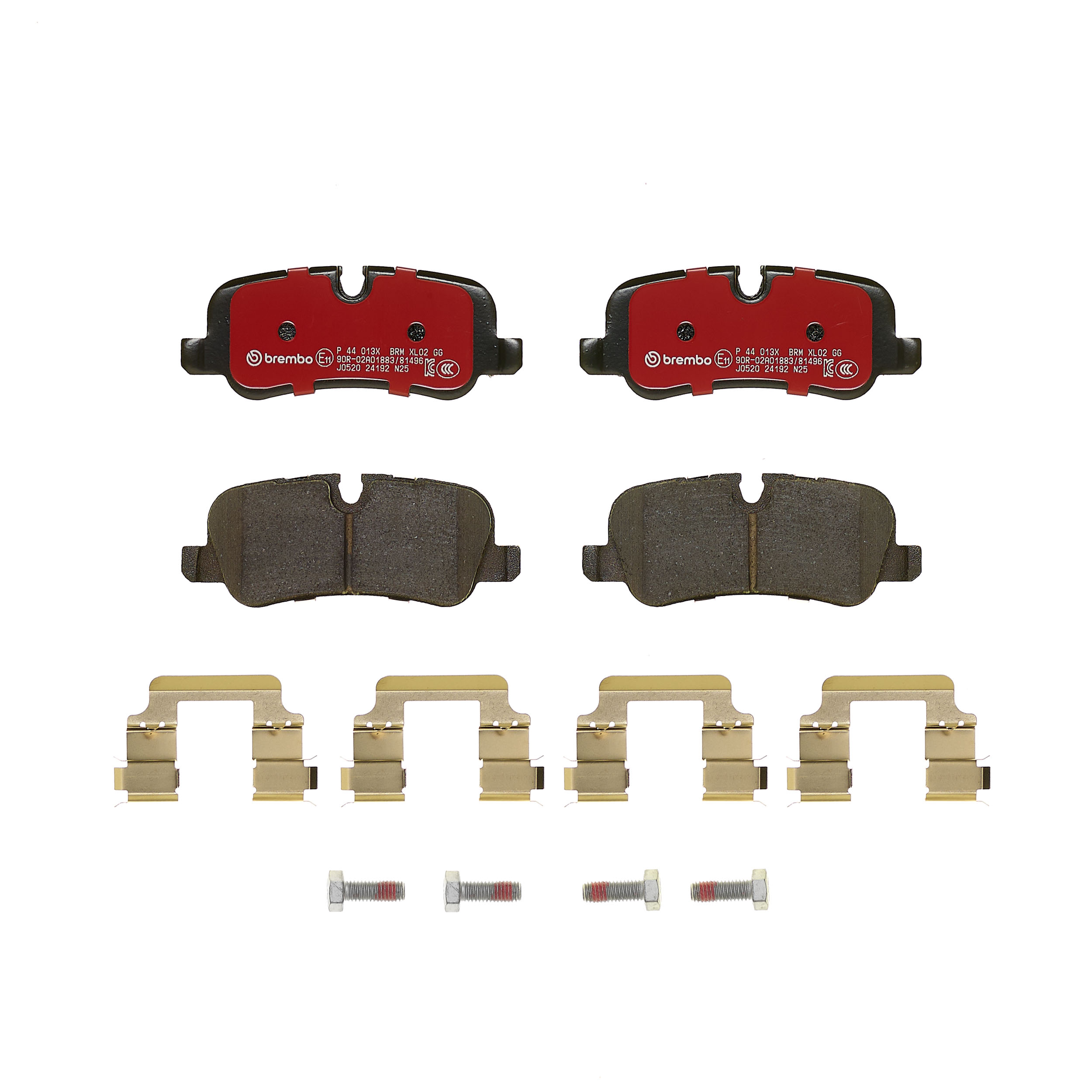 BREMBO Bremseklodser P 44 013X for LAND ROVER