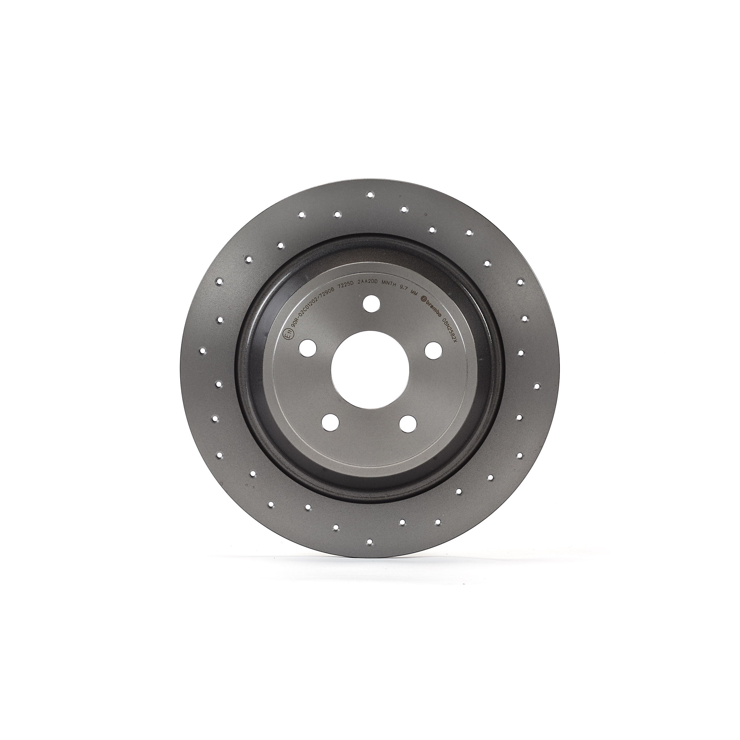 BREMBO Bremseskive 08n2582x perforeret 316mm 11mm for FORD FORD USA LINCOLN FORD (CHANGAN)