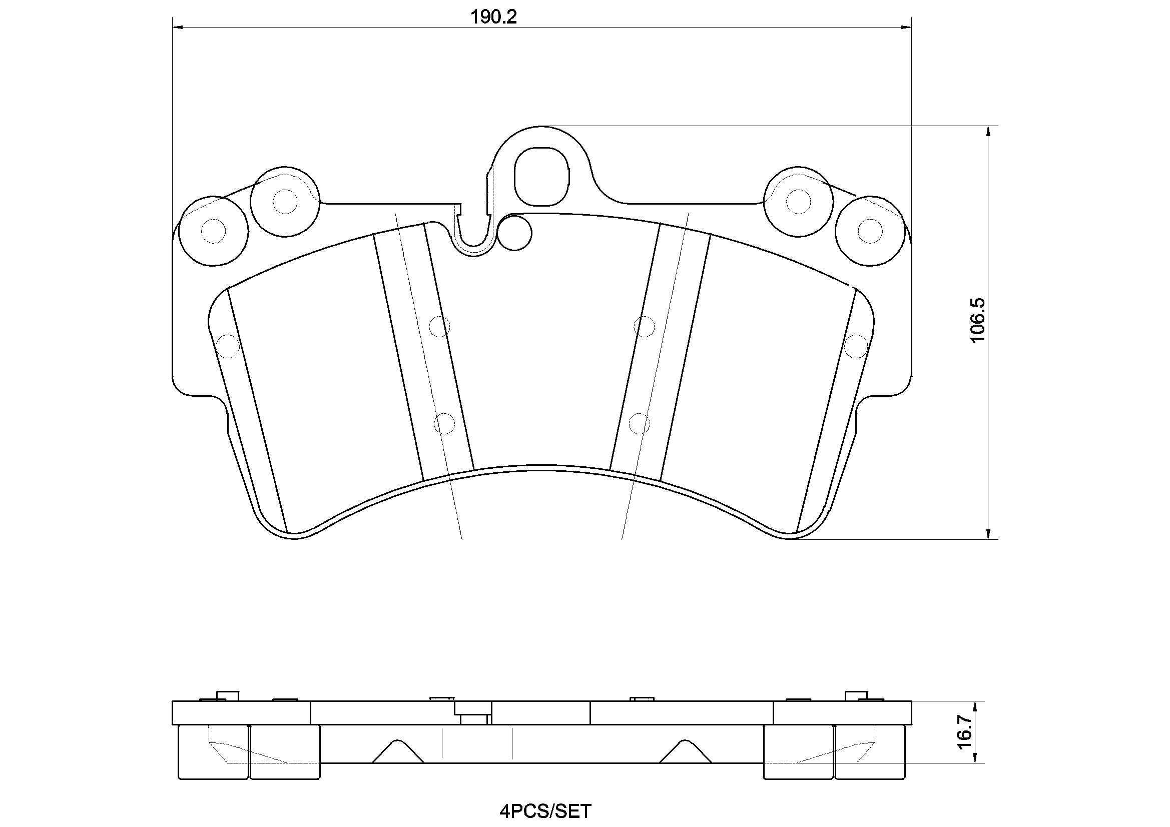 BREMBO Bremseklodser P 85 065X for VW AUDI PORSCHE