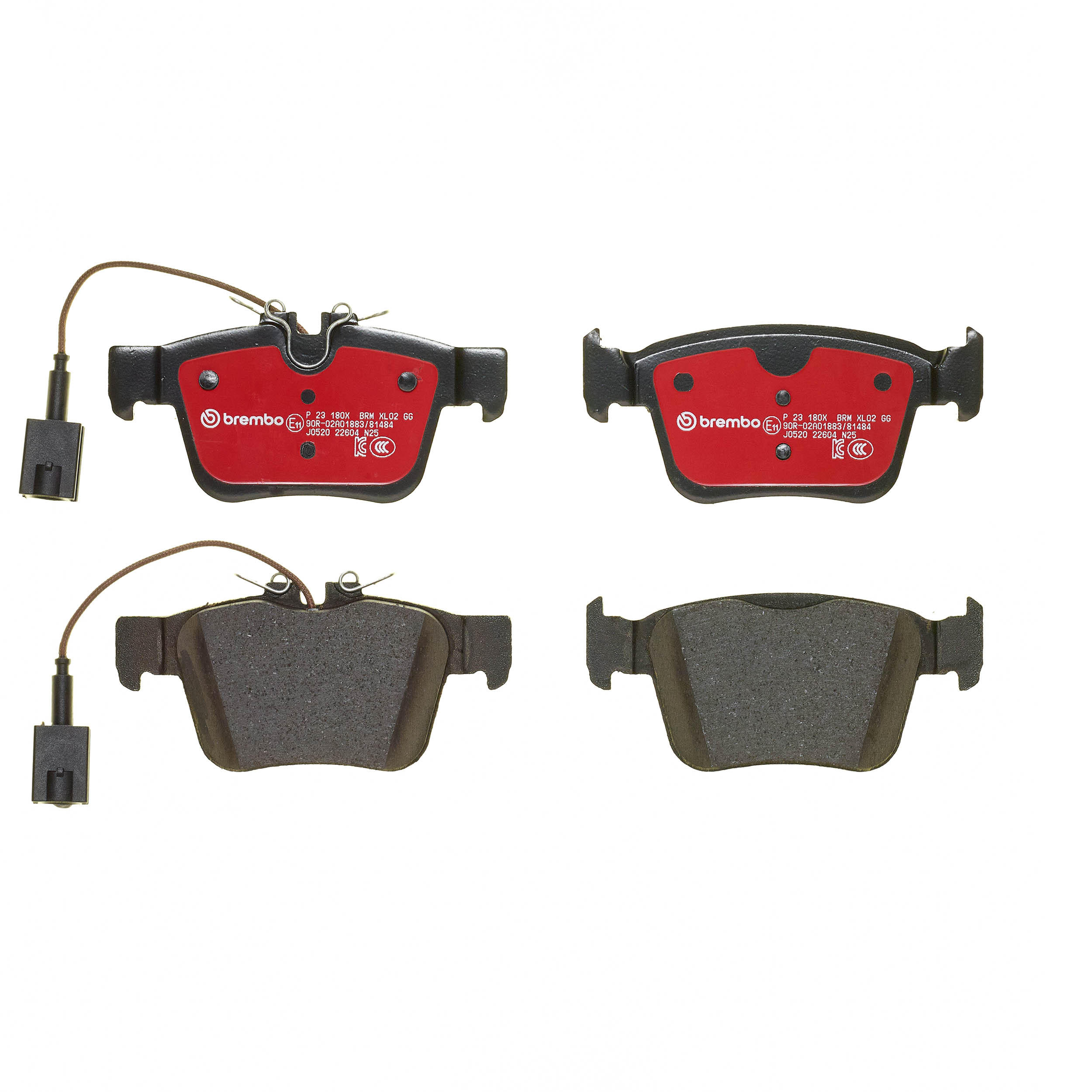 BREMBO Bremseklodser p23180x for ALFA ROMEO MASERATI