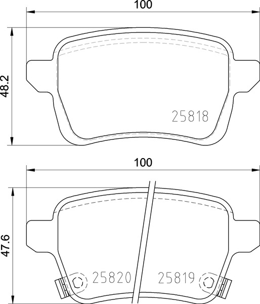 BREMBO Bremseklodser p23190 for FIAT