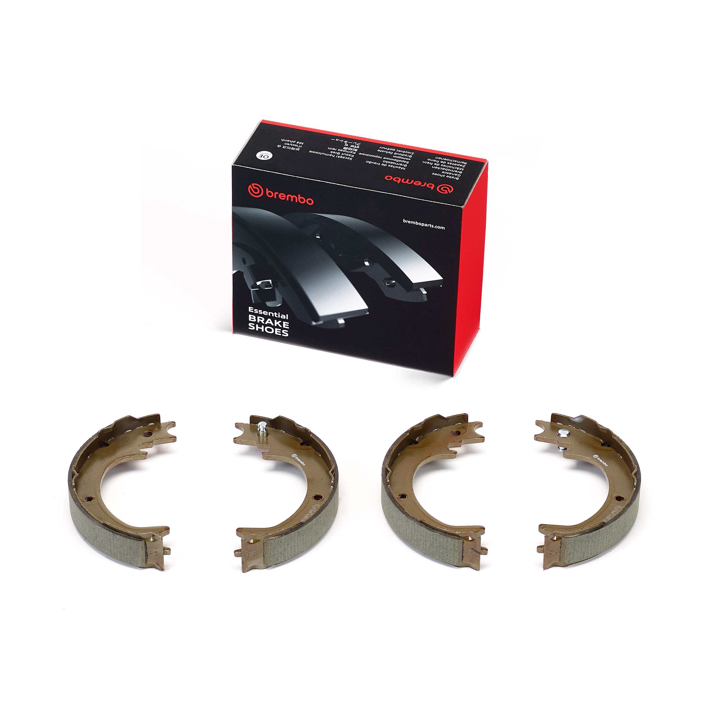 BREMBO Bremsebakkesæt, parkeringsbremse s54527 for MITSUBISHI