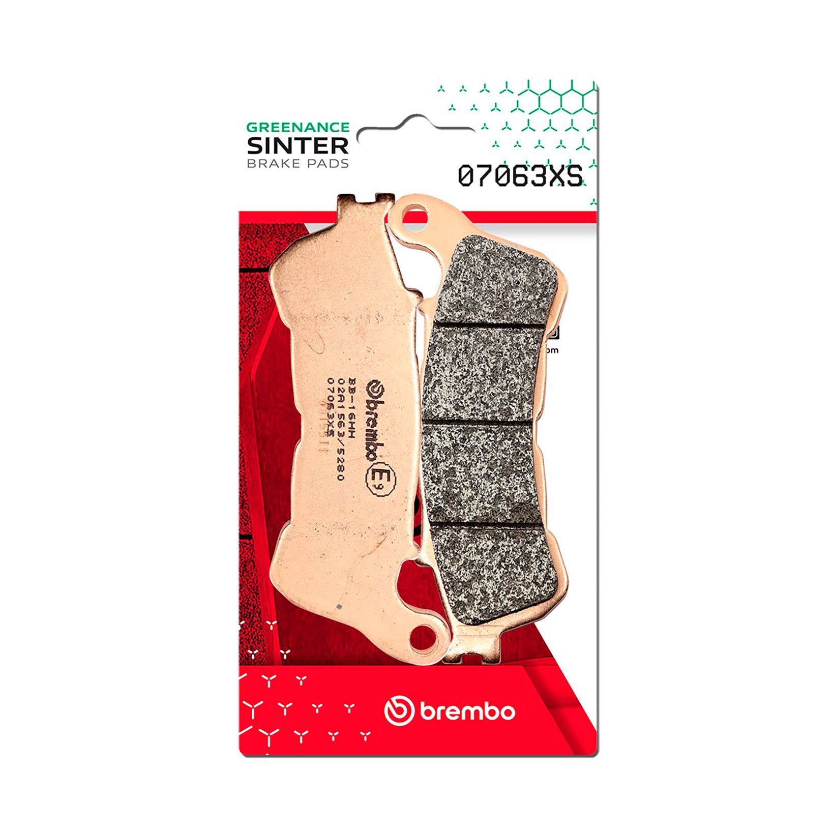 BREMBO Bremseklodser 07063xs