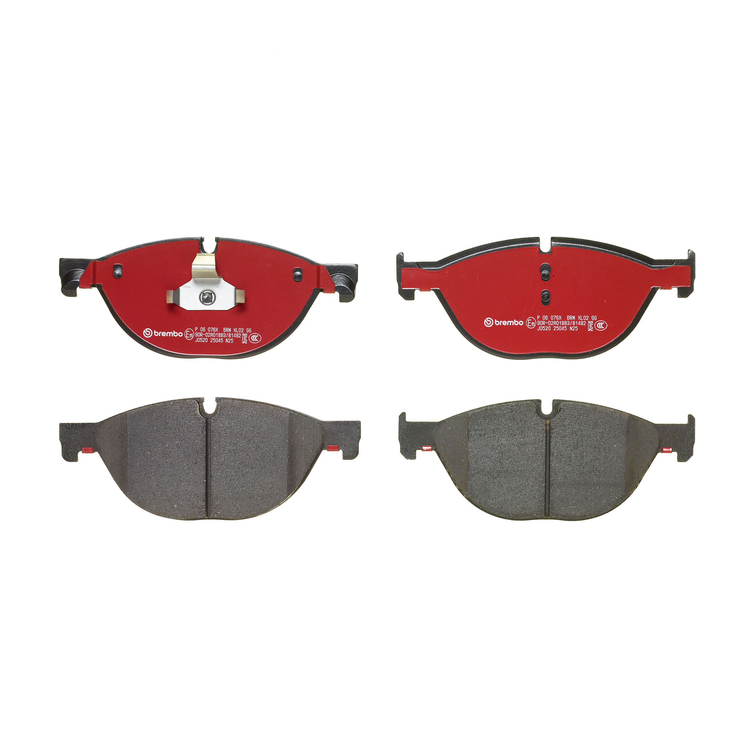 BREMBO Bremseklodser p06076x for BMW BMW (BRILLIANCE)