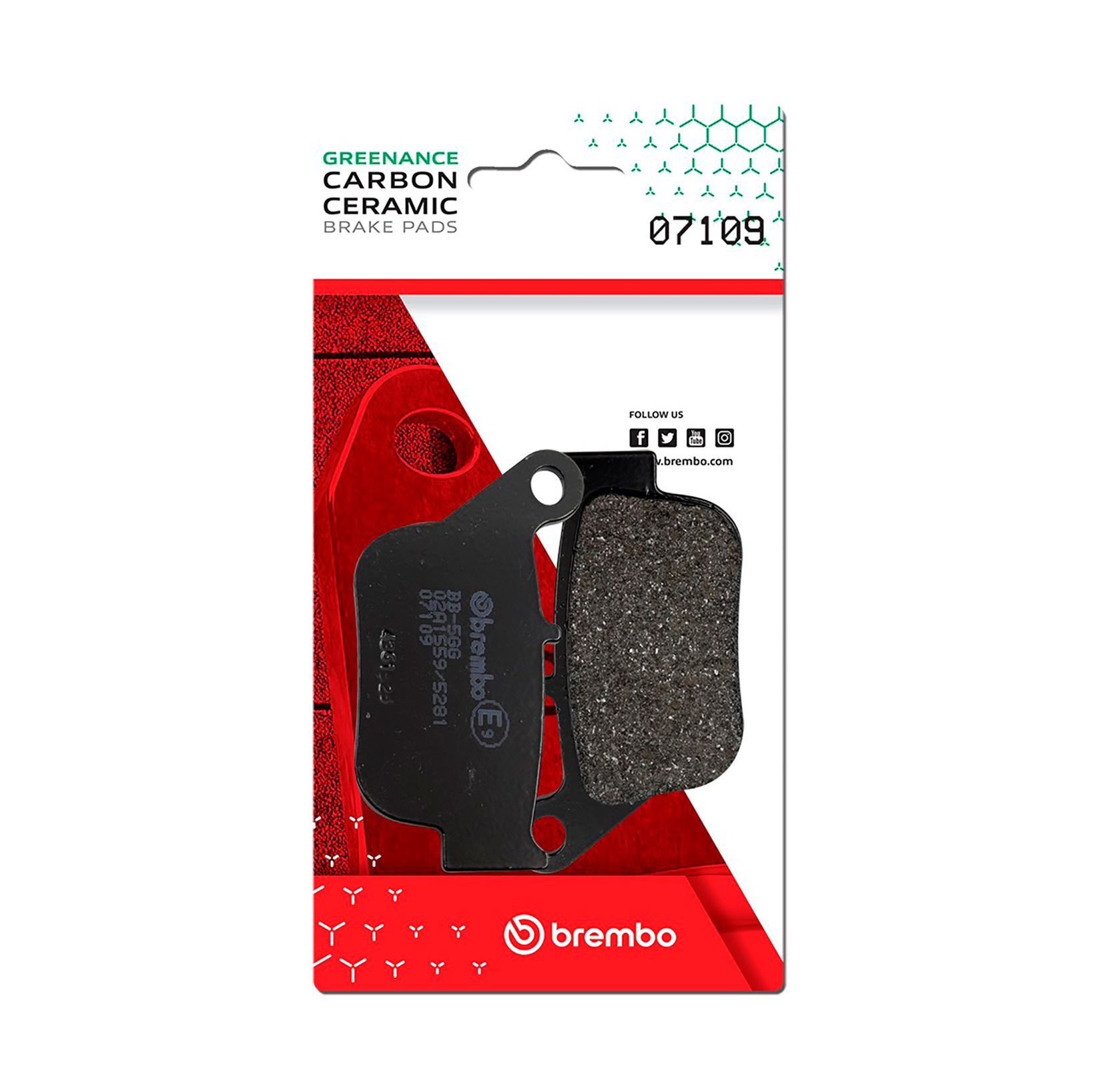 BREMBO Bremseklodser 07109