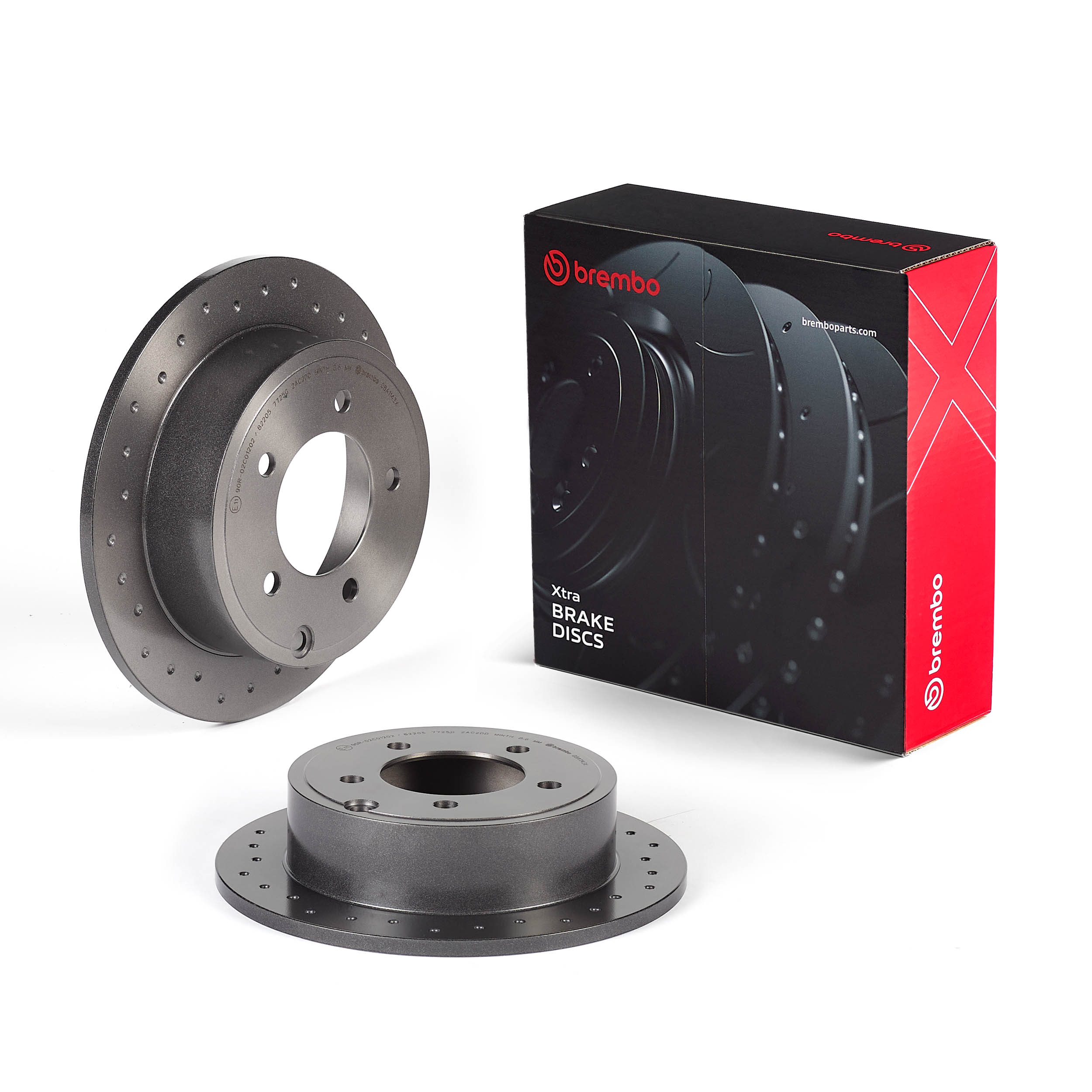 BREMBO Bremseskive 08a1143x perforeret 262mm 10mm for CHRYSLER (BBDC) CHRYSLER