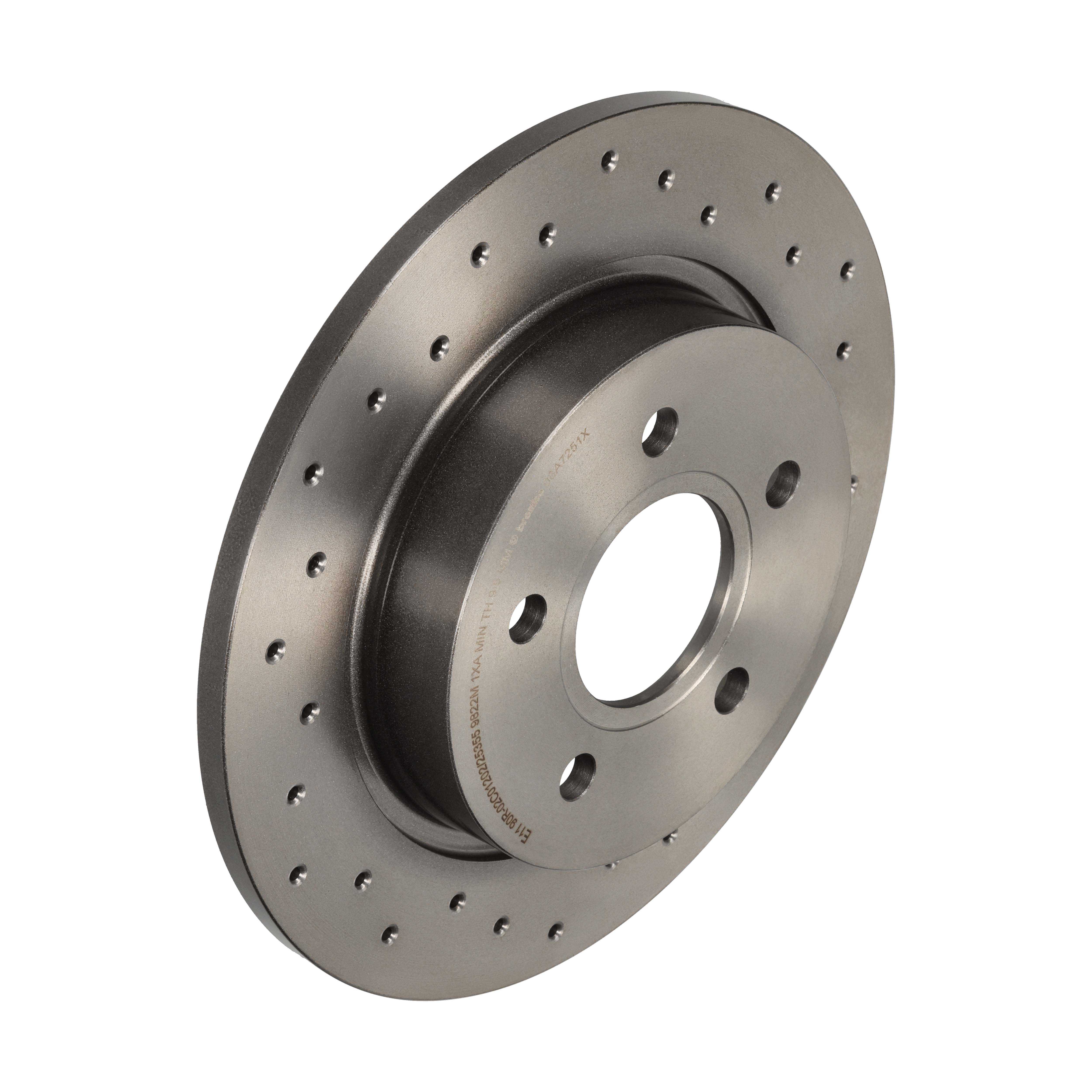 BREMBO Bremseskive 08a7251x perforeret 271mm 11mm for FORD FORD (CHANGAN) FORD ASIA & OCEANIA