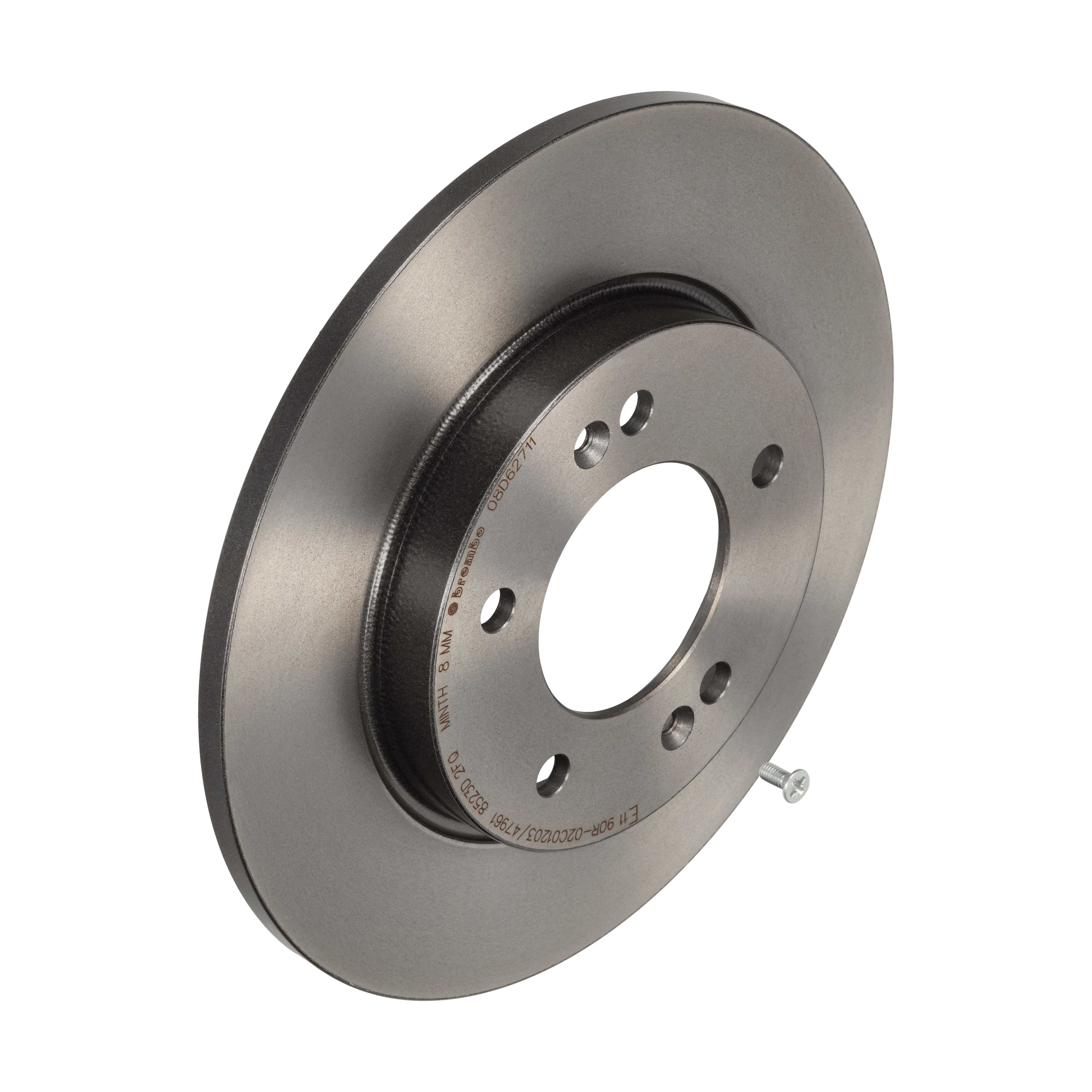 BREMBO Bremseskive 08d62711 272mm 10mm for KIA