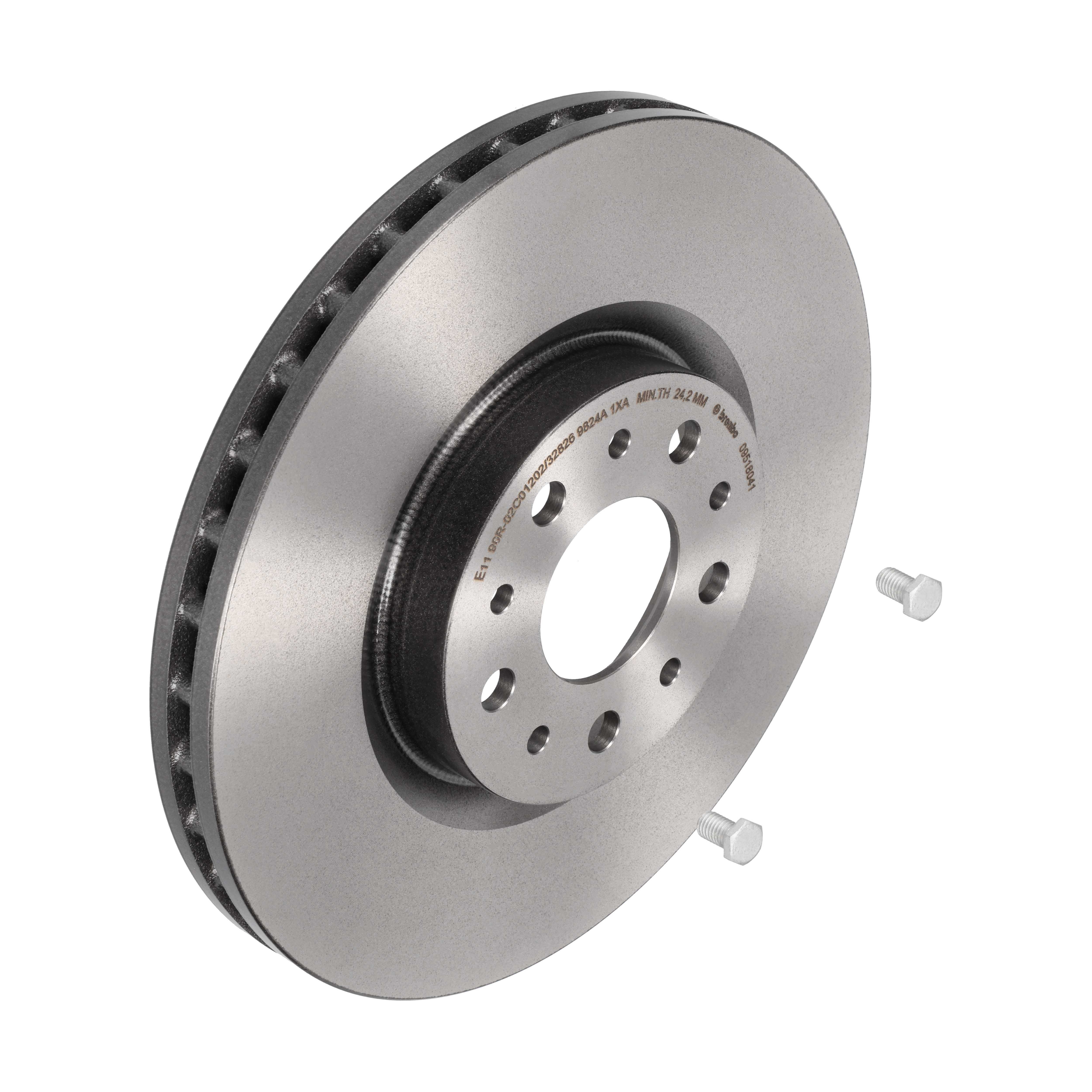 BREMBO Bremseskive 09.5180.41 281mm 26mm for FIAT