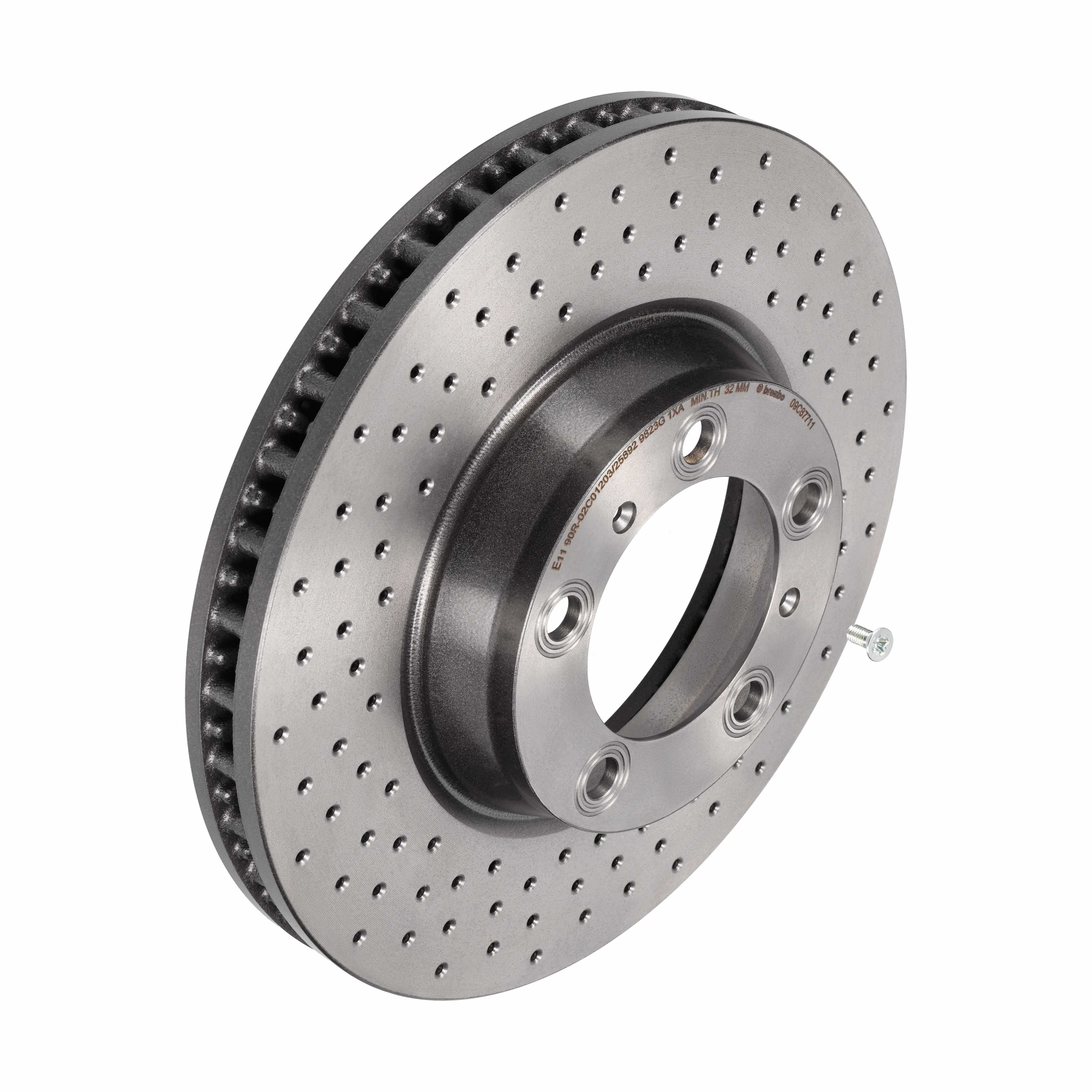 BREMBO Bremseskive 09c87711 330mm 34mm for PORSCHE