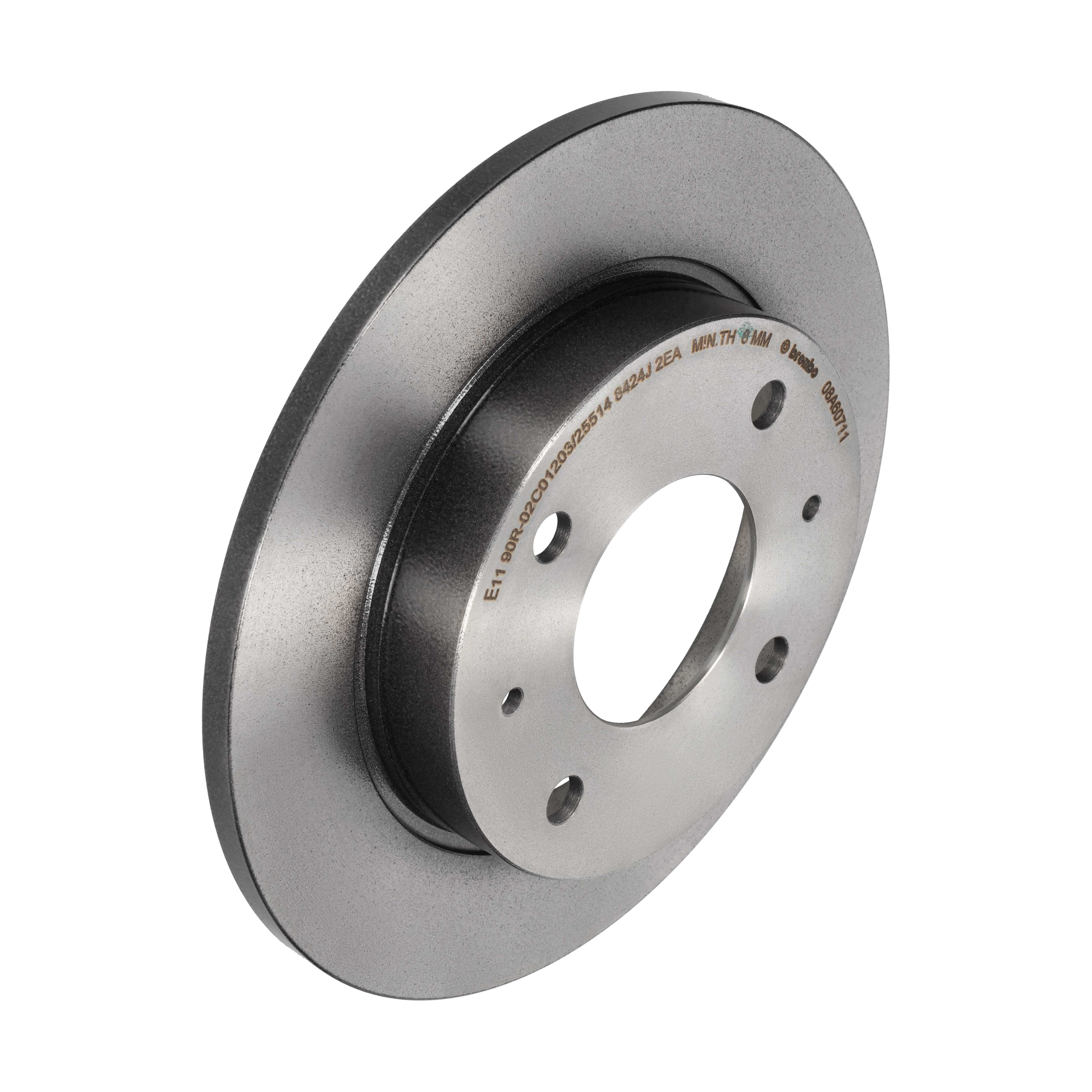 BREMBO Bremseskive 08a60711 250mm 10mm for MITSUBISHI SMART
