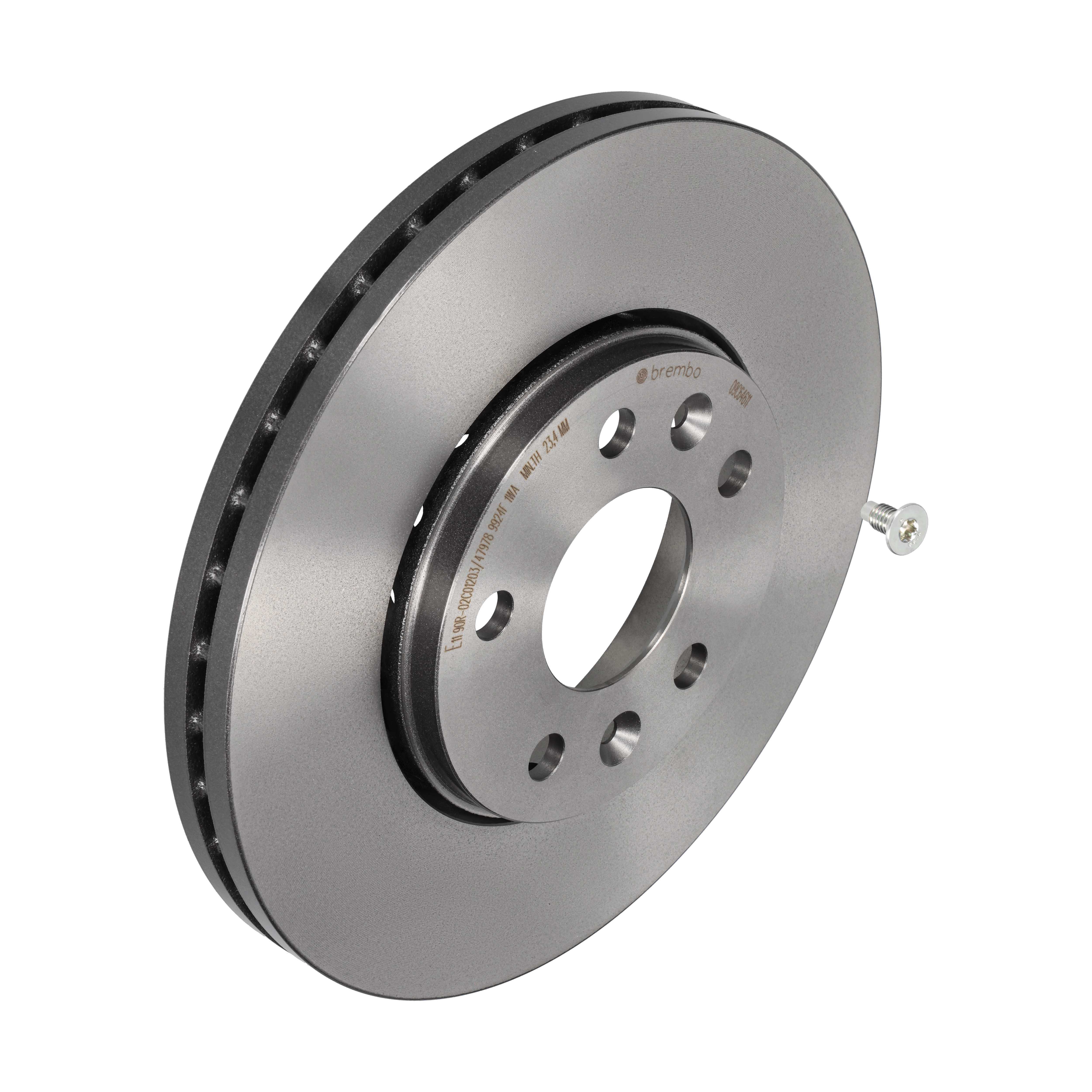 BREMBO Bremseskive 09c64611 296mm 28mm for OPEL VAUXHALL FIAT NISSAN RENAULT