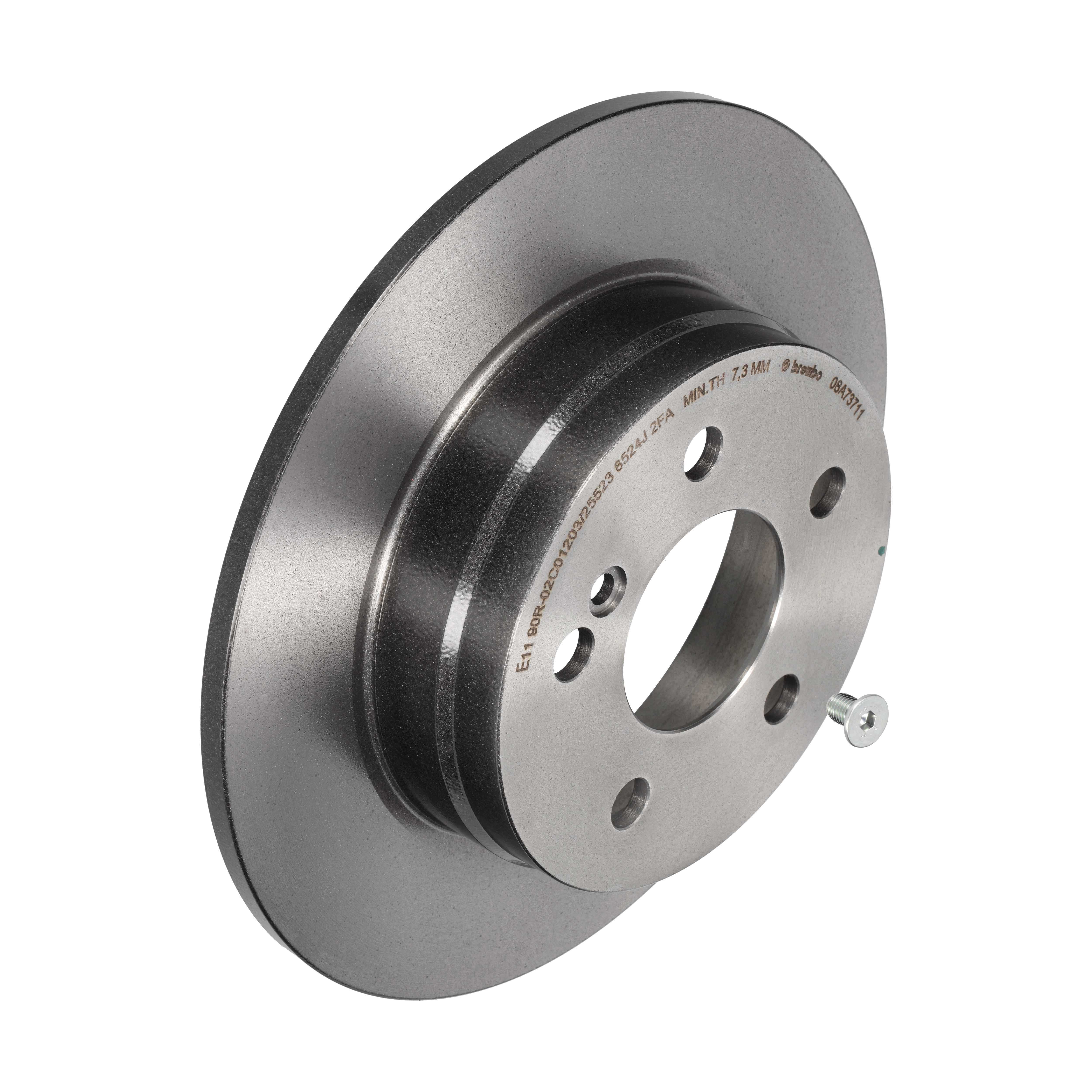 BREMBO Bremseskive 08a73711 278mm 9mm for MERCEDES-BENZ MERCEDES-BENZ (BBDC)