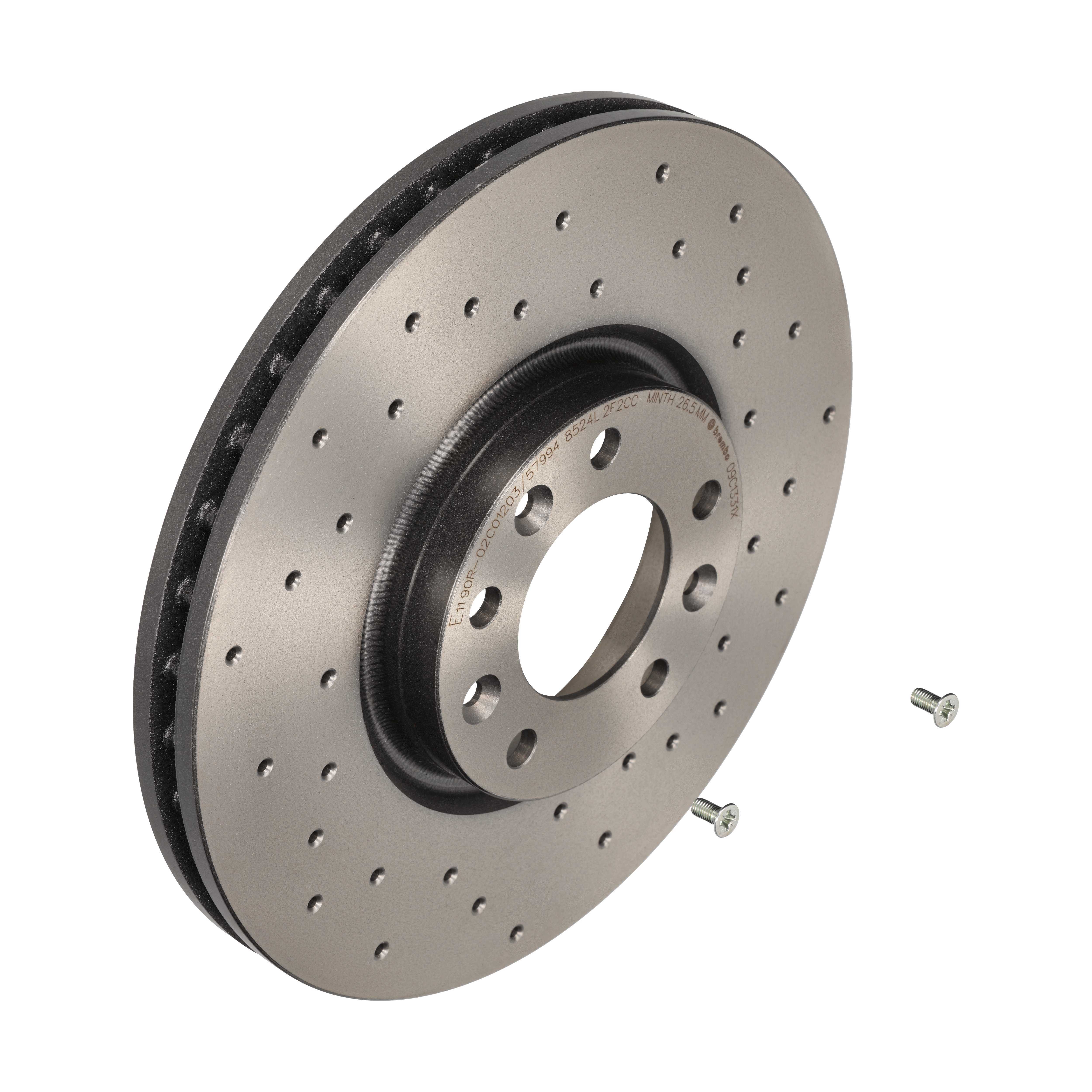 BREMBO Bremseskive 09c1331x 303,5mm 28mm for PEUGEOT VAUXHALL IVECO DS CITROËN (DF-PSA) PEUGEOT (DF-PSA) TOYOTA