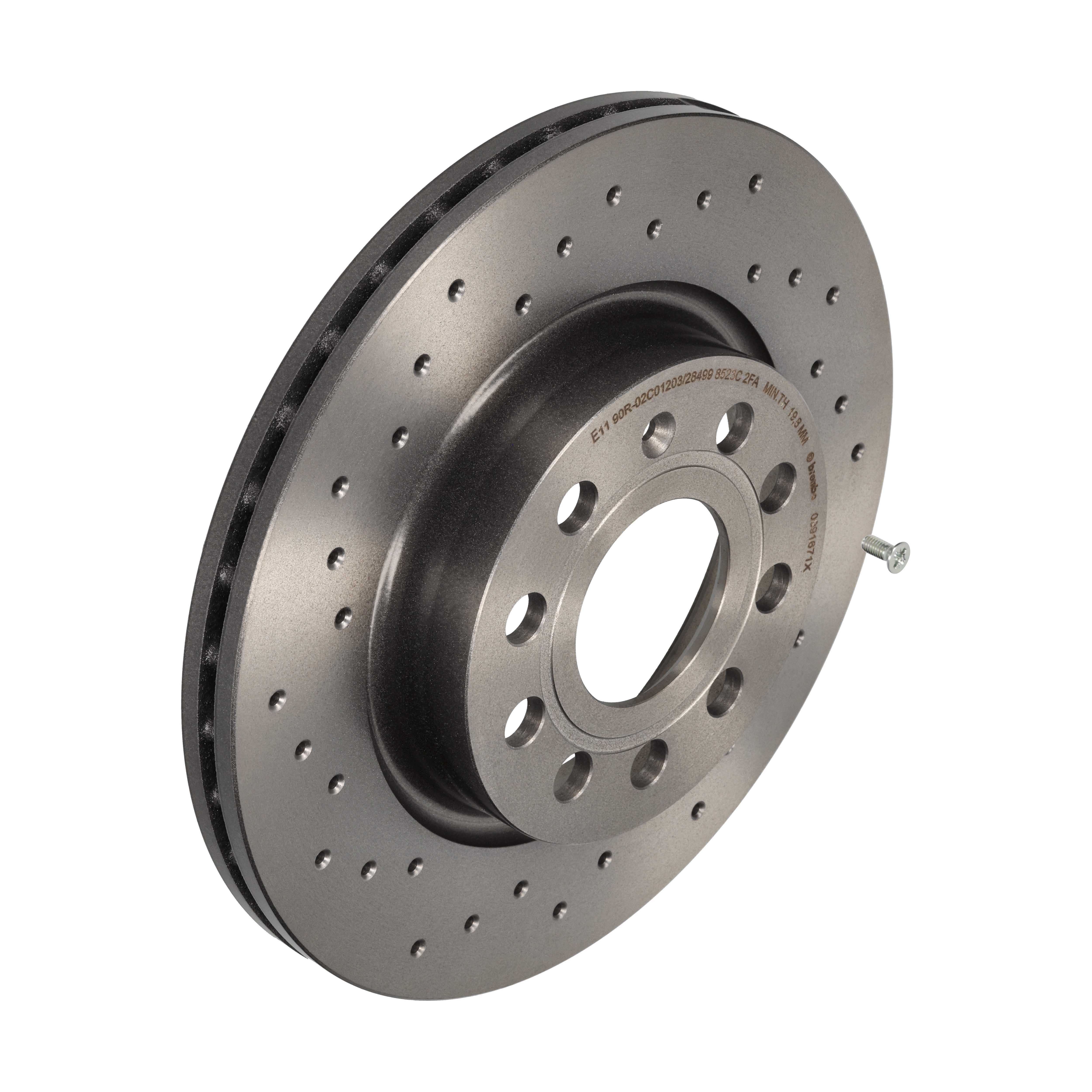 BREMBO Bremseskive 0991671x 280mm 22mm for SKODA (SVW) VW VW (FAW)