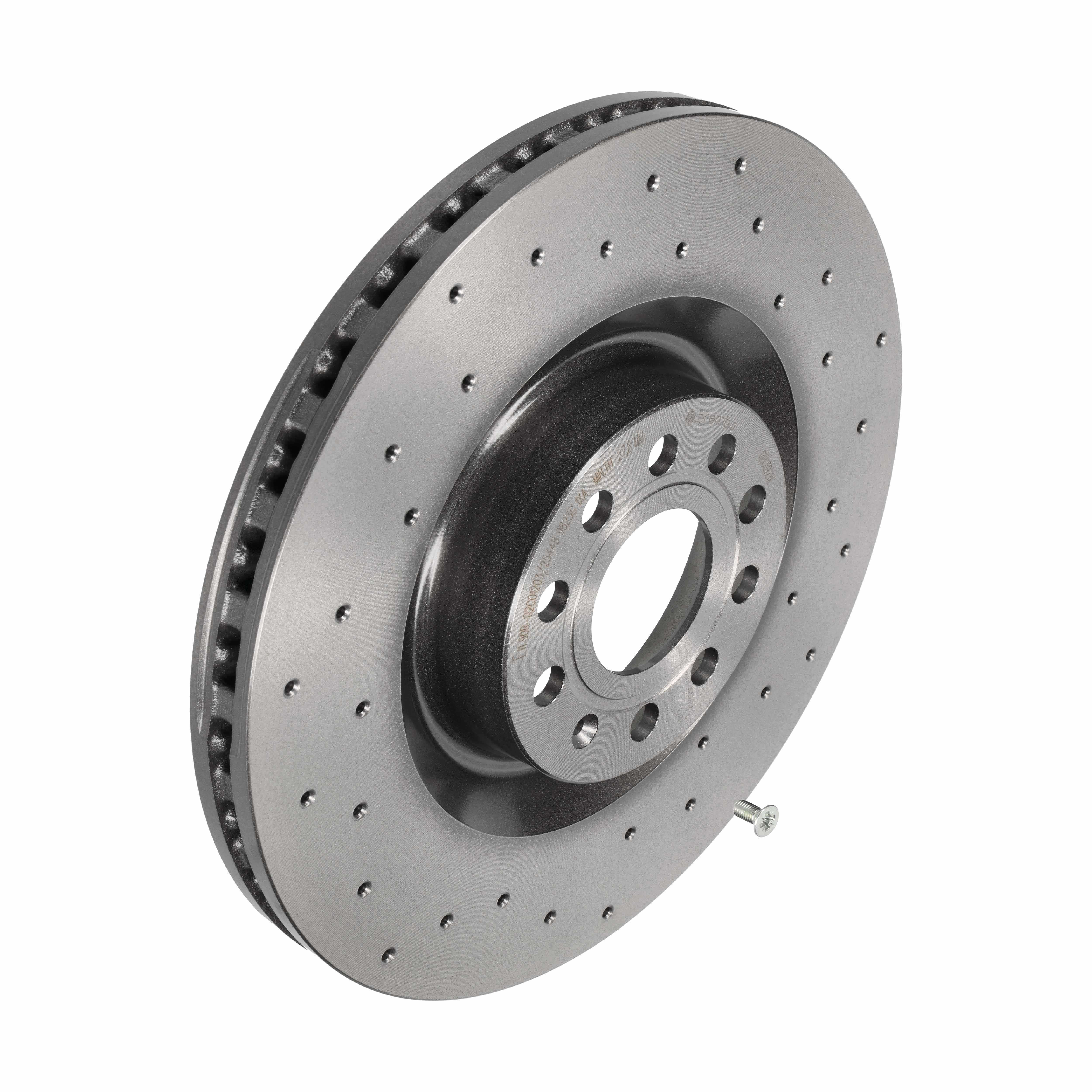 BREMBO Bremseskive 09c8921x 345mm 30mm for VW