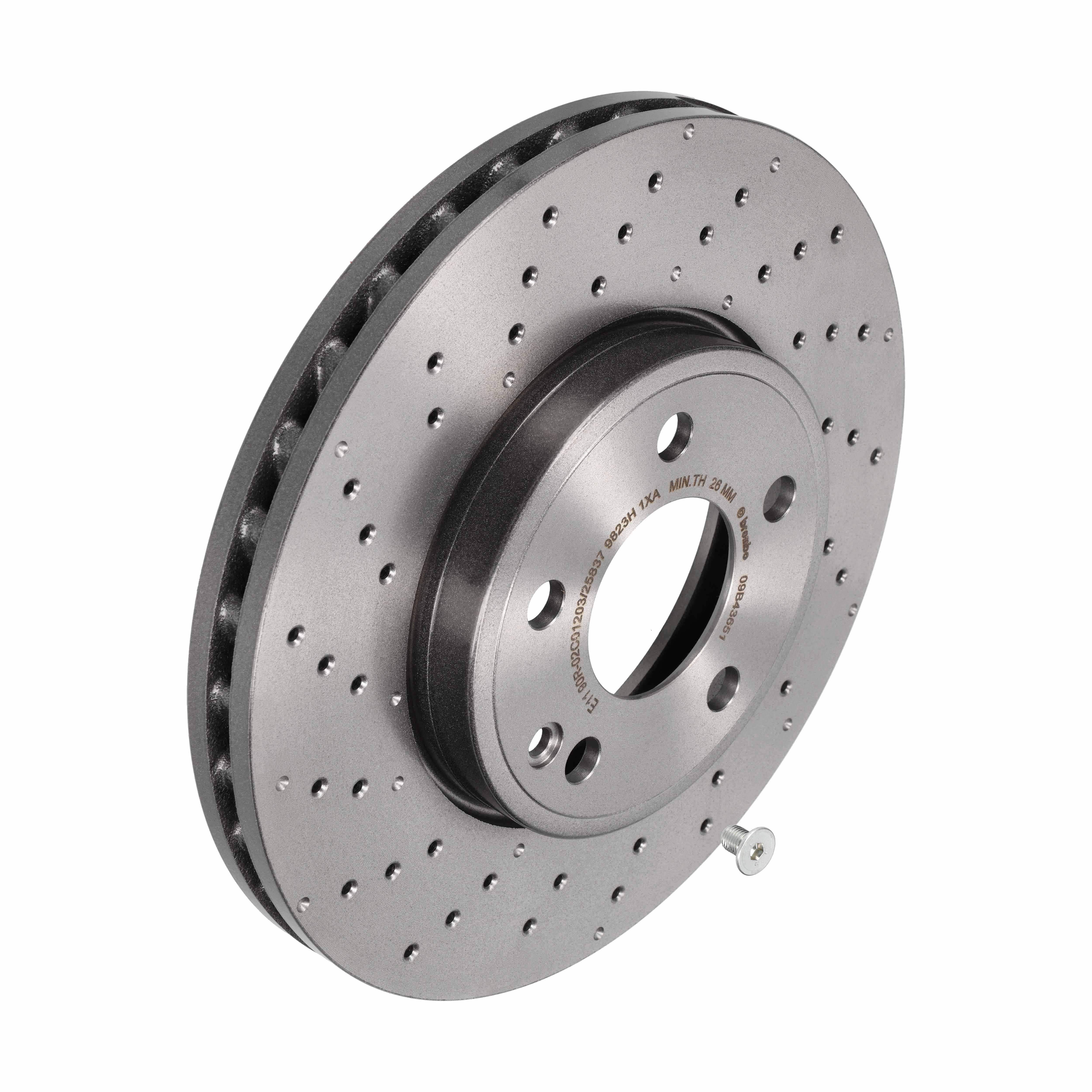 BREMBO Bremseskive 09b43651 295mm 28mm for MERCEDES-BENZ MERCEDES-BENZ (BBDC)