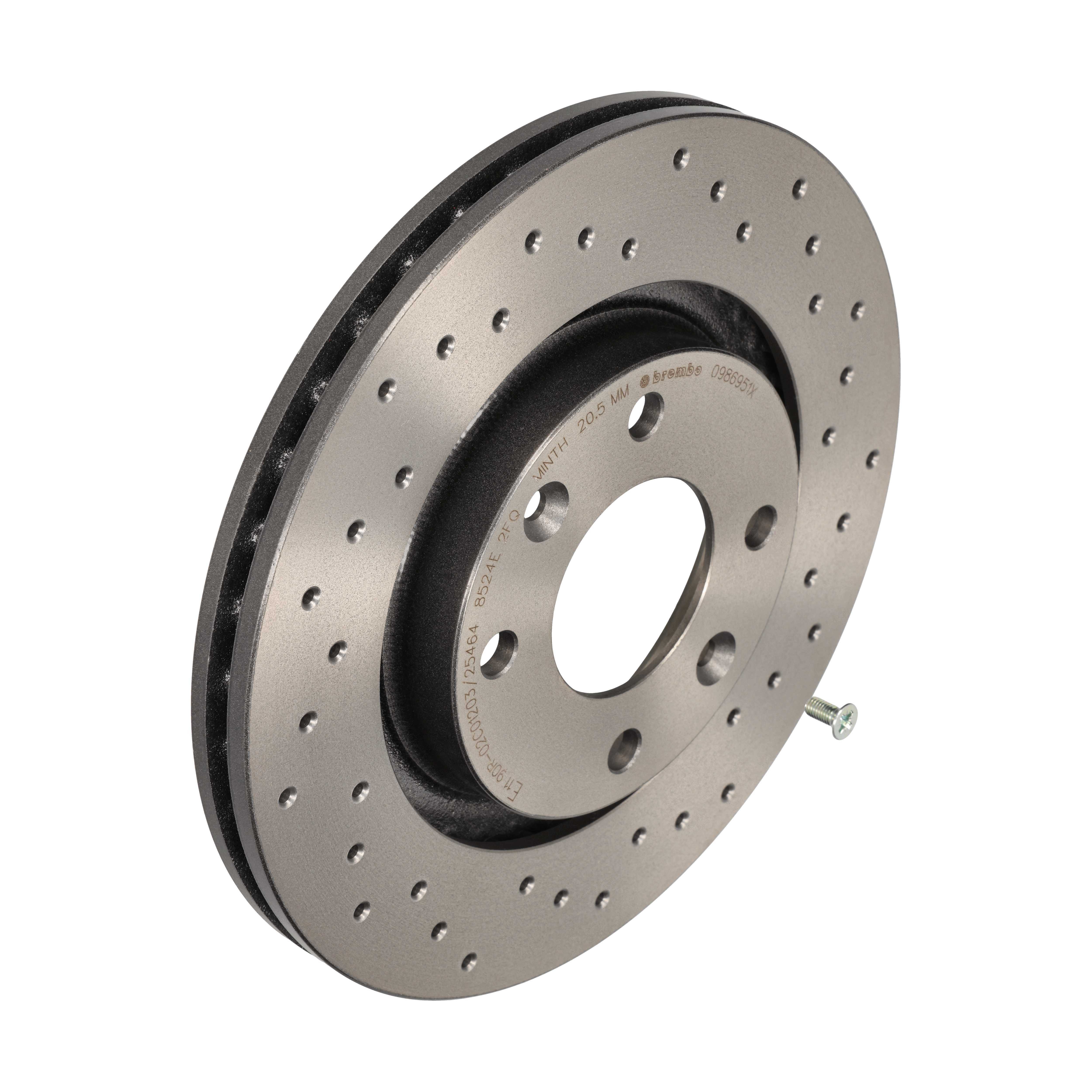 BREMBO Bremseskive 0986951x 266mm 22mm for PEUGEOT CITROËN DS OPEL FENGSHEN PEUGEOT (DF-PSA) CITROËN (DF-PSA)
