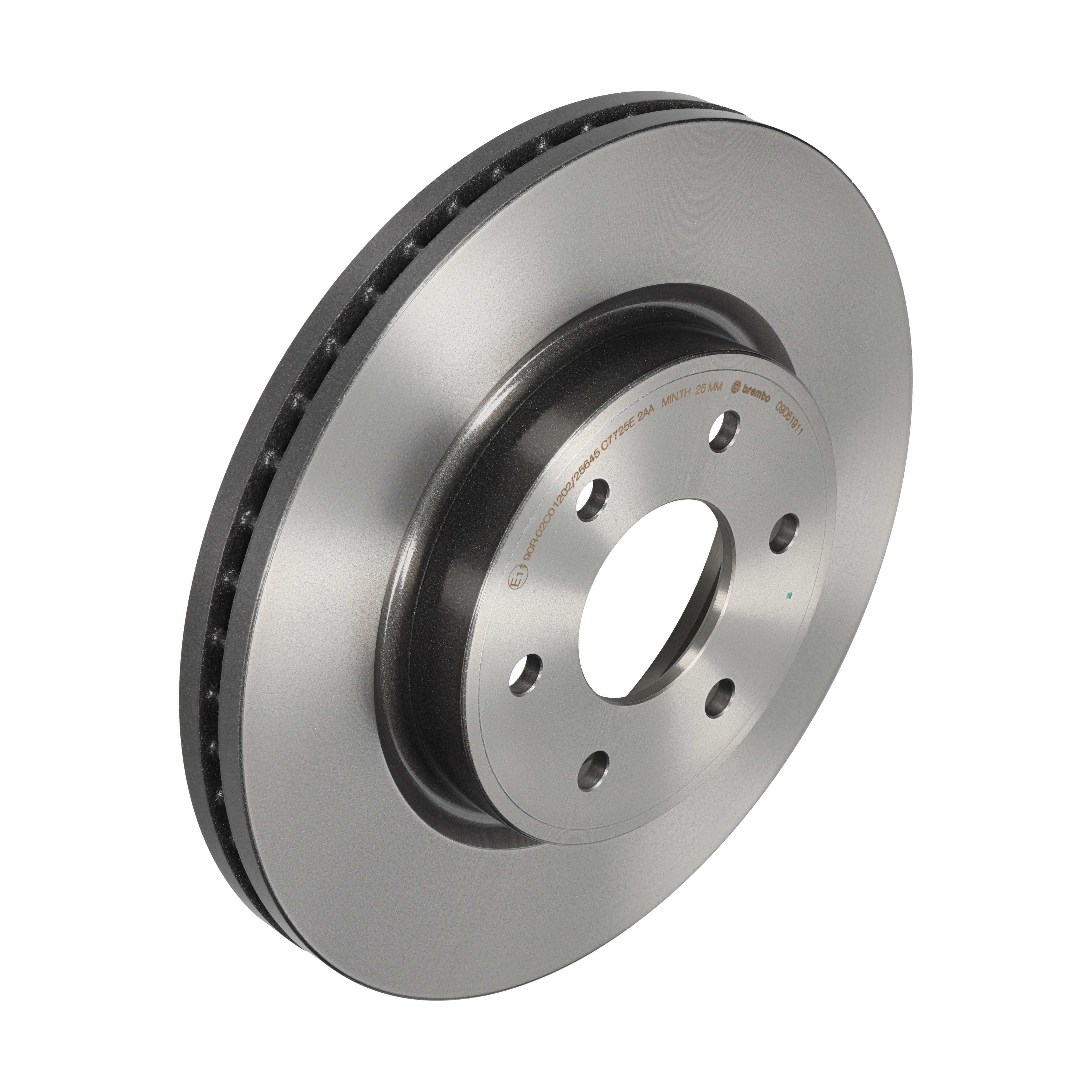 BREMBO Bremseskive 09d61911 296mm 28mm for RENAULT