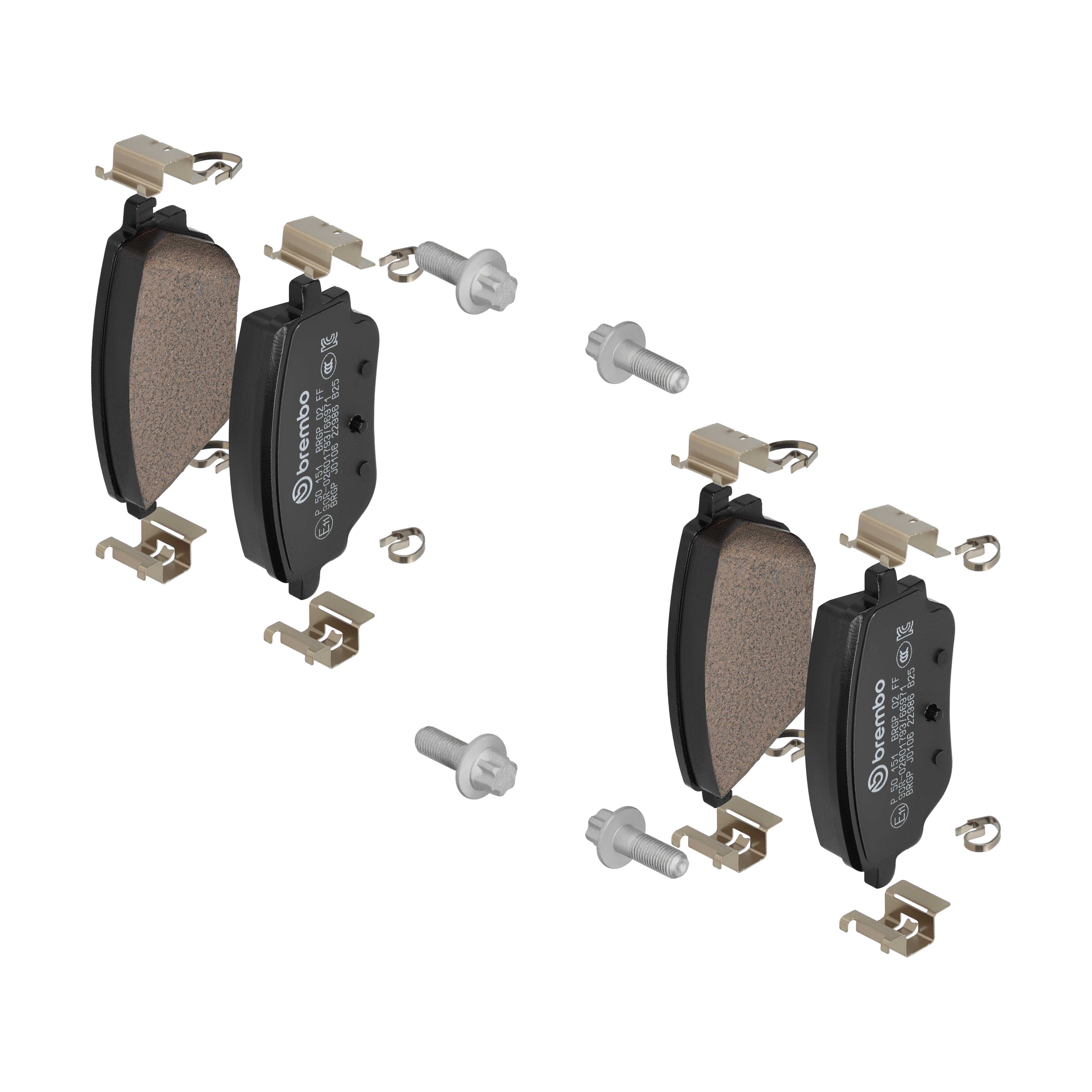 BREMBO Bremseklodser p50151 for MERCEDES-BENZ
