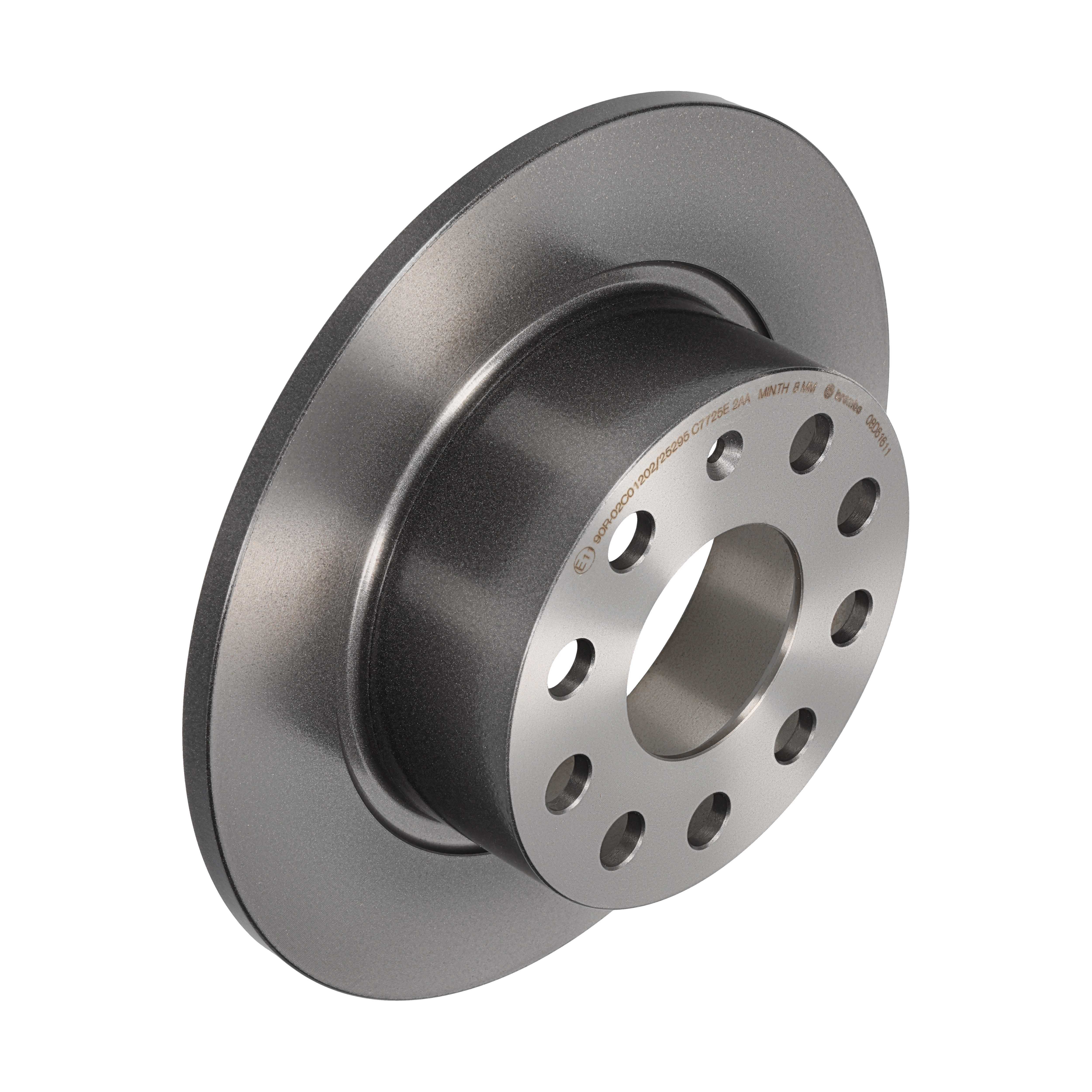 BREMBO Bremseskive 08d61611 253mm 10mm for SKODA SKODA (SVW)